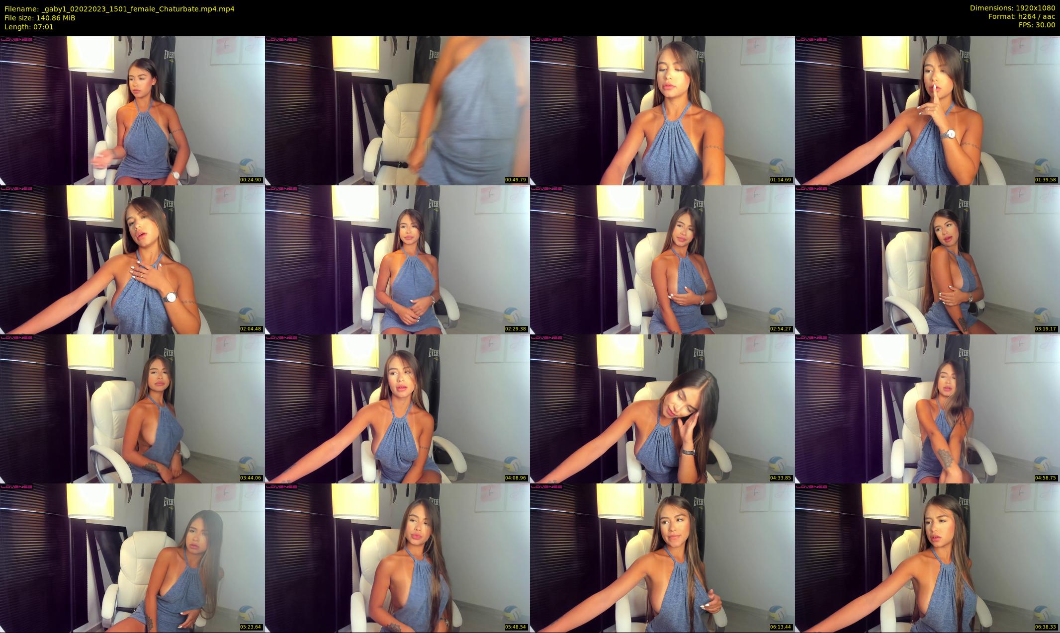 _gaby1 — 8 minute Chaturbate female cam show recording, 1080p, Feb 2, 2023