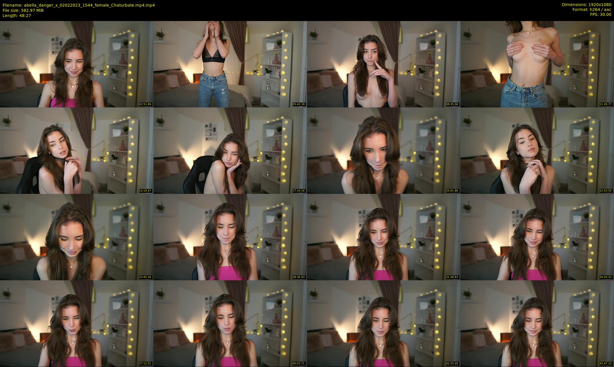 abella_danger_x — 49 minute Chaturbate female cam show recording, 1080p, Feb 2, 2023