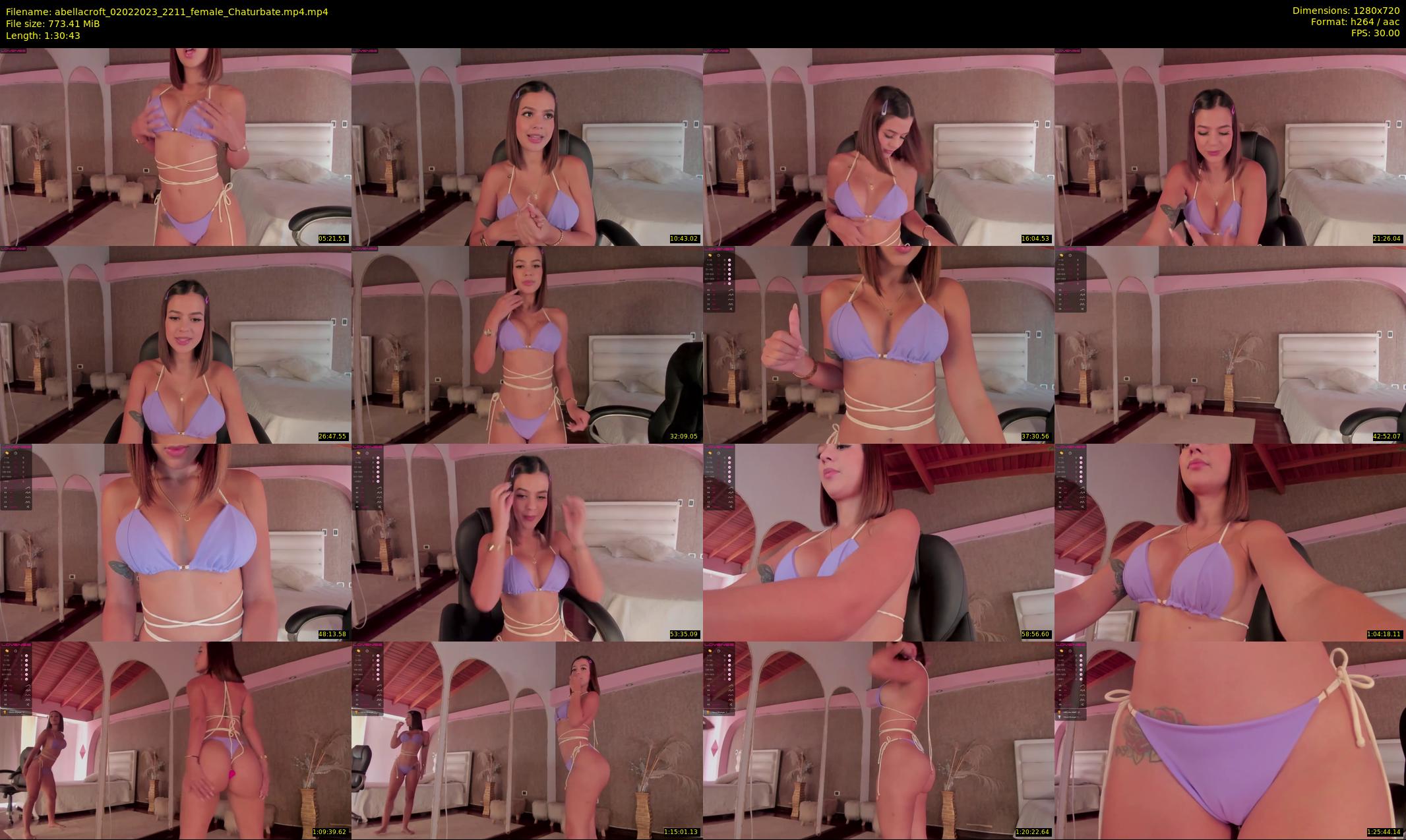 abellacroft — 91 minute Chaturbate female cam show recording, 720p, Feb 2, 2023