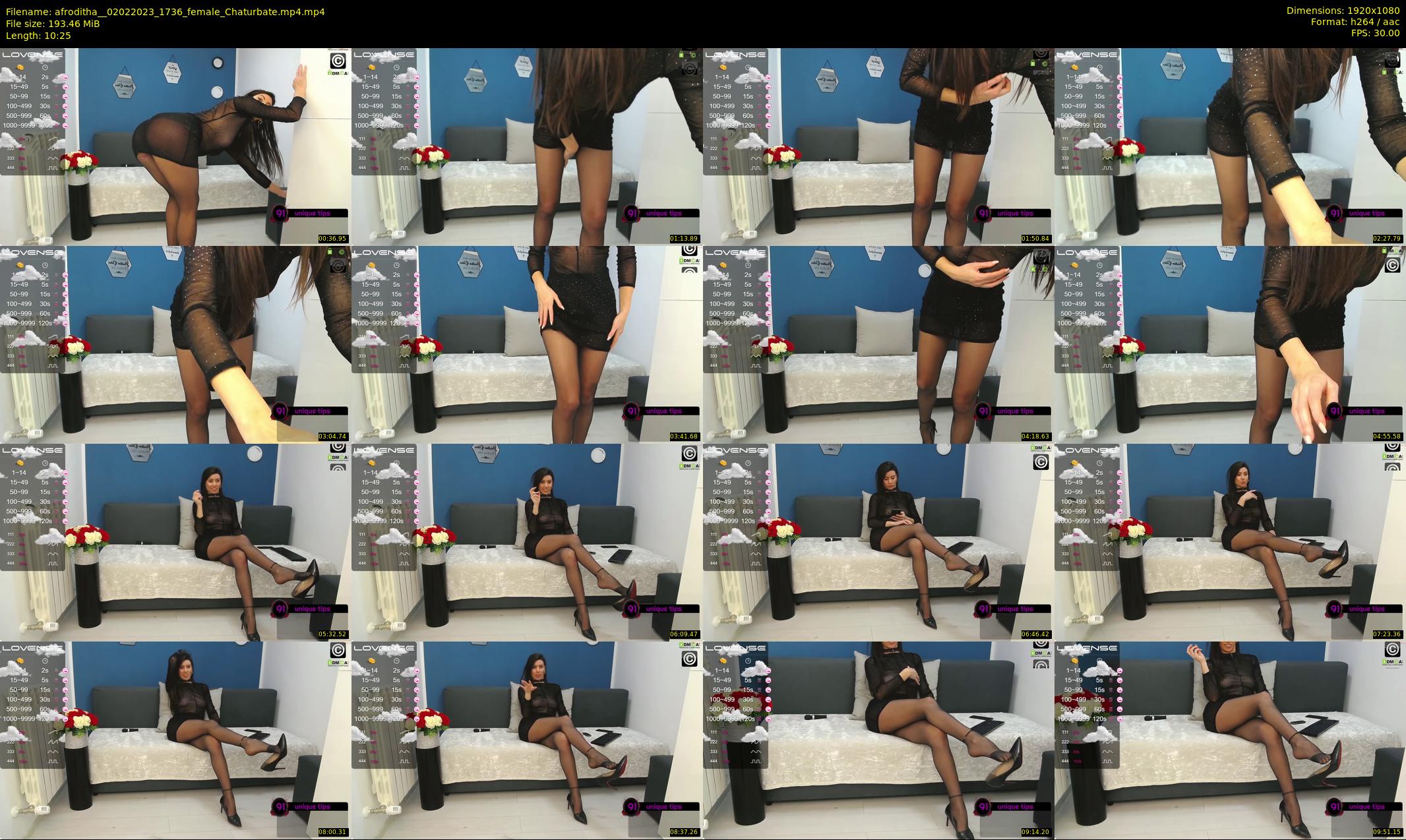afroditha_ — 11 minute Chaturbate female cam show recording, 1080p, Feb 2, 2023