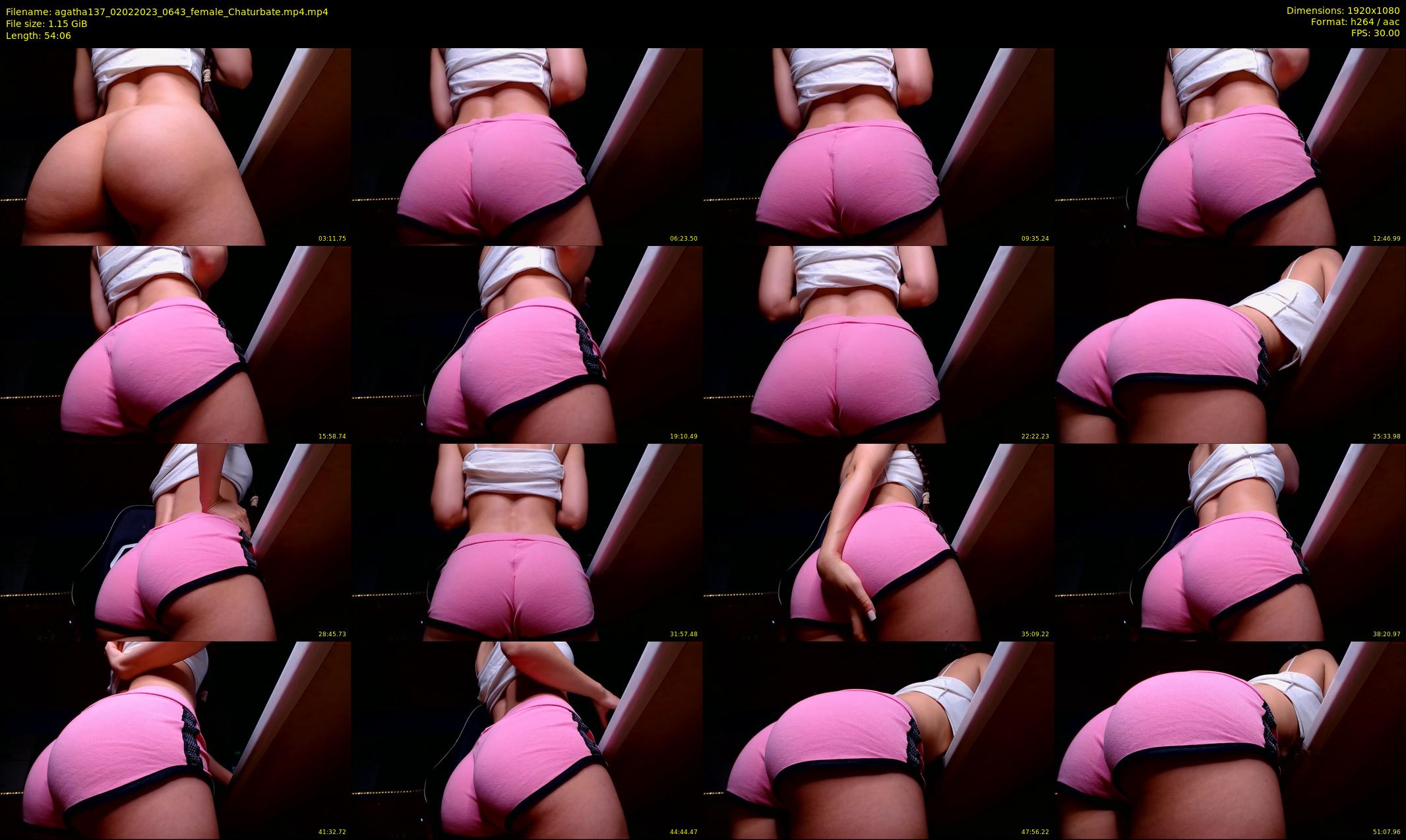 agatha137 — 55 minute Chaturbate female cam show recording, 1080p, Feb 2, 2023