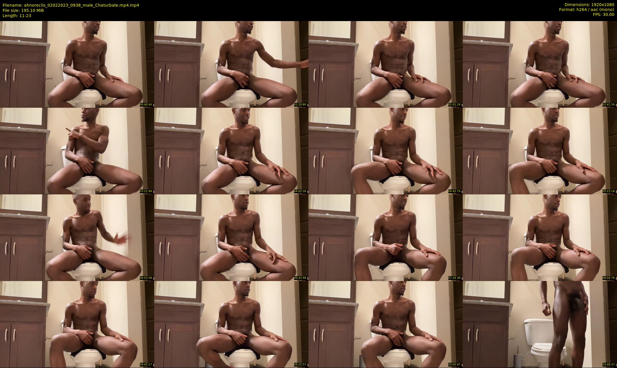 ahnoreclis — 12 minute Chaturbate male cam show recording, 1080p, Feb 2, 2023