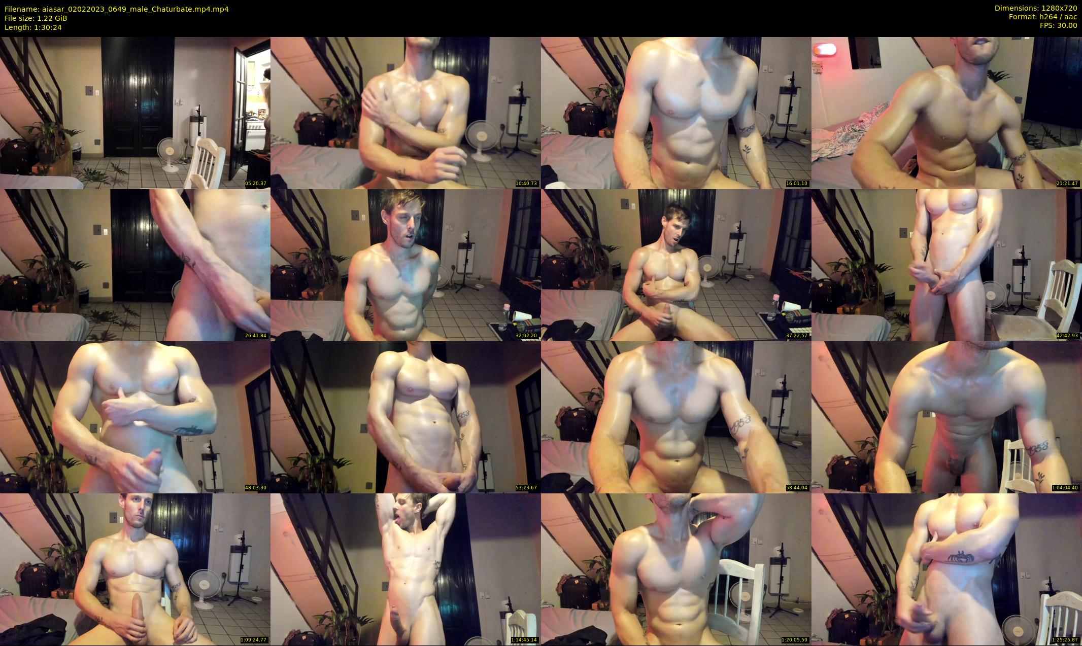 aiasar — 91 minute Chaturbate male cam show recording, 720p, Feb 2, 2023