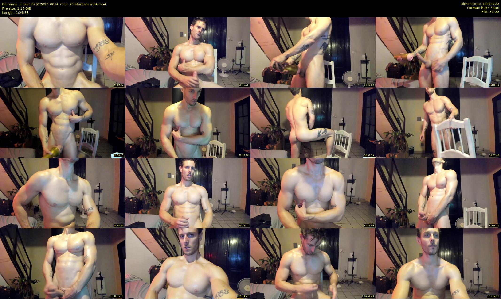 aiasar — 85 minute Chaturbate male cam show recording, 720p, Feb 2, 2023