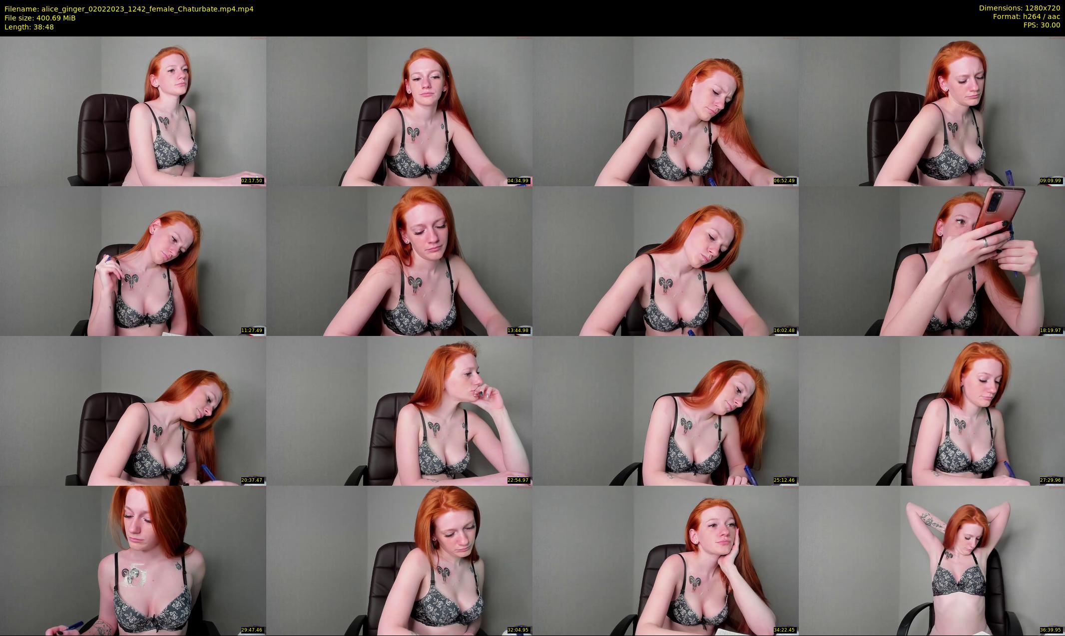 alice_ginger — 39 minute Chaturbate female cam show recording, 720p, Feb 2, 2023