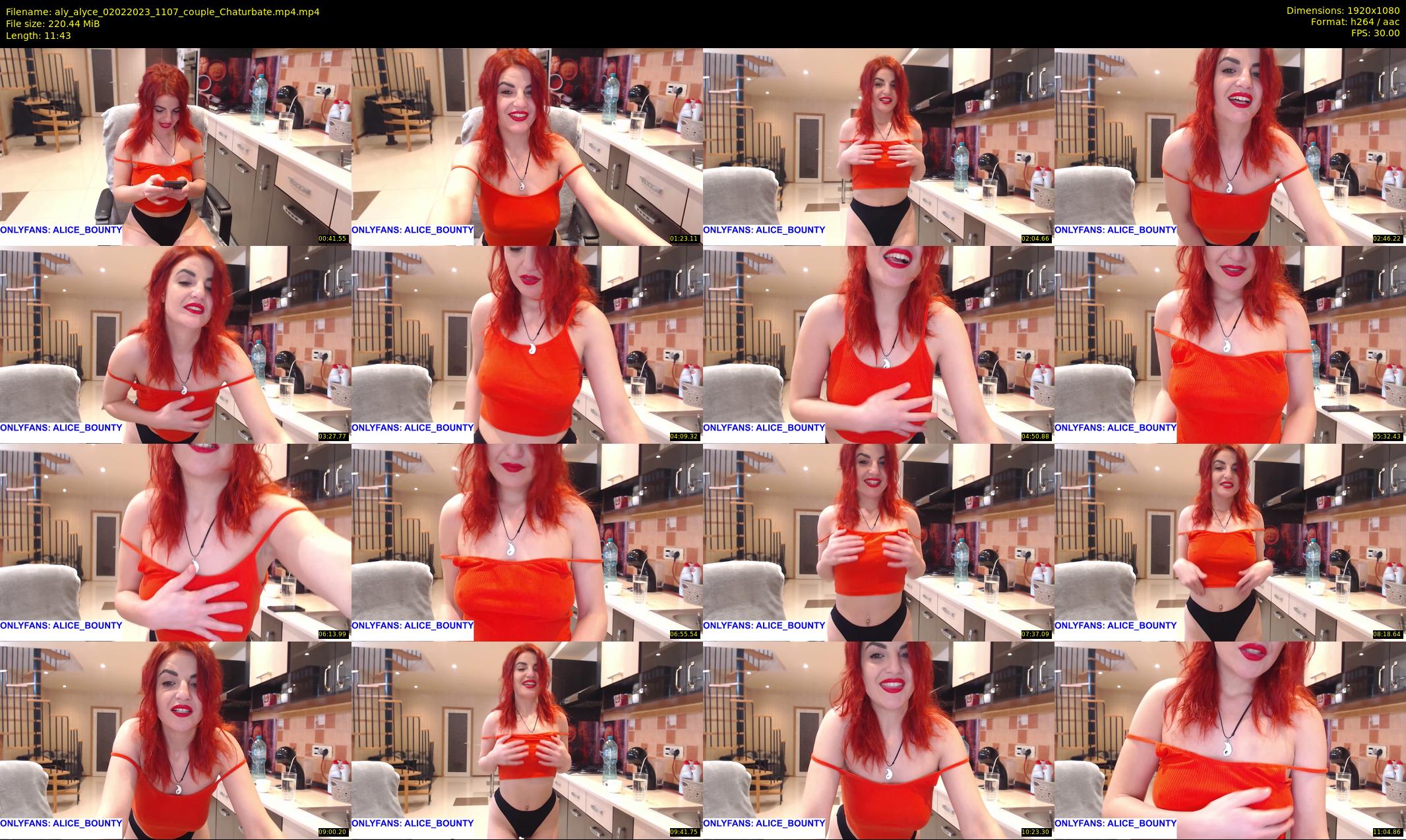 aly_alyce — 12 minute Chaturbate female cam show recording, 1080p, Feb 2, 2023