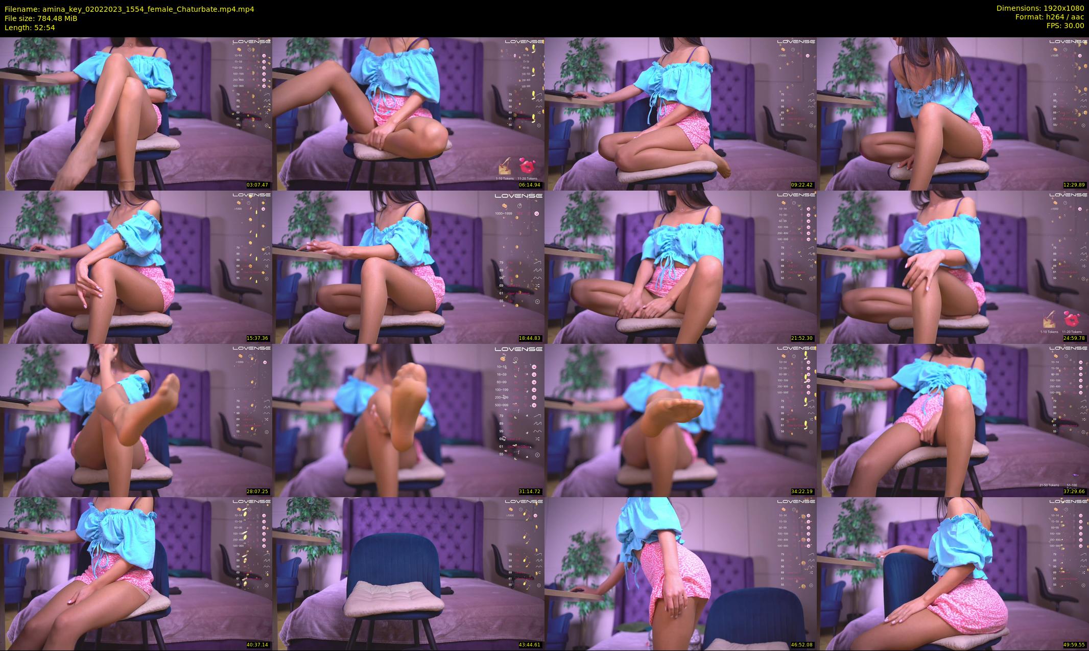 amina_key — 53 minute Chaturbate female cam show recording, 1080p, Feb 2, 2023