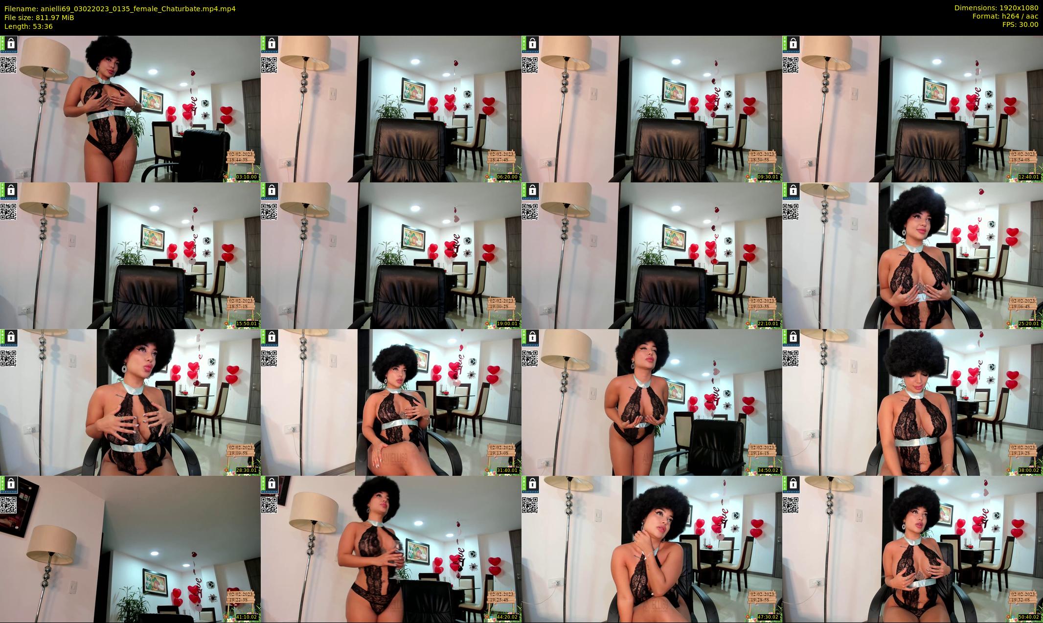 anielli69 — 54 minute Chaturbate female cam show recording, 1080p, Feb 3, 2023