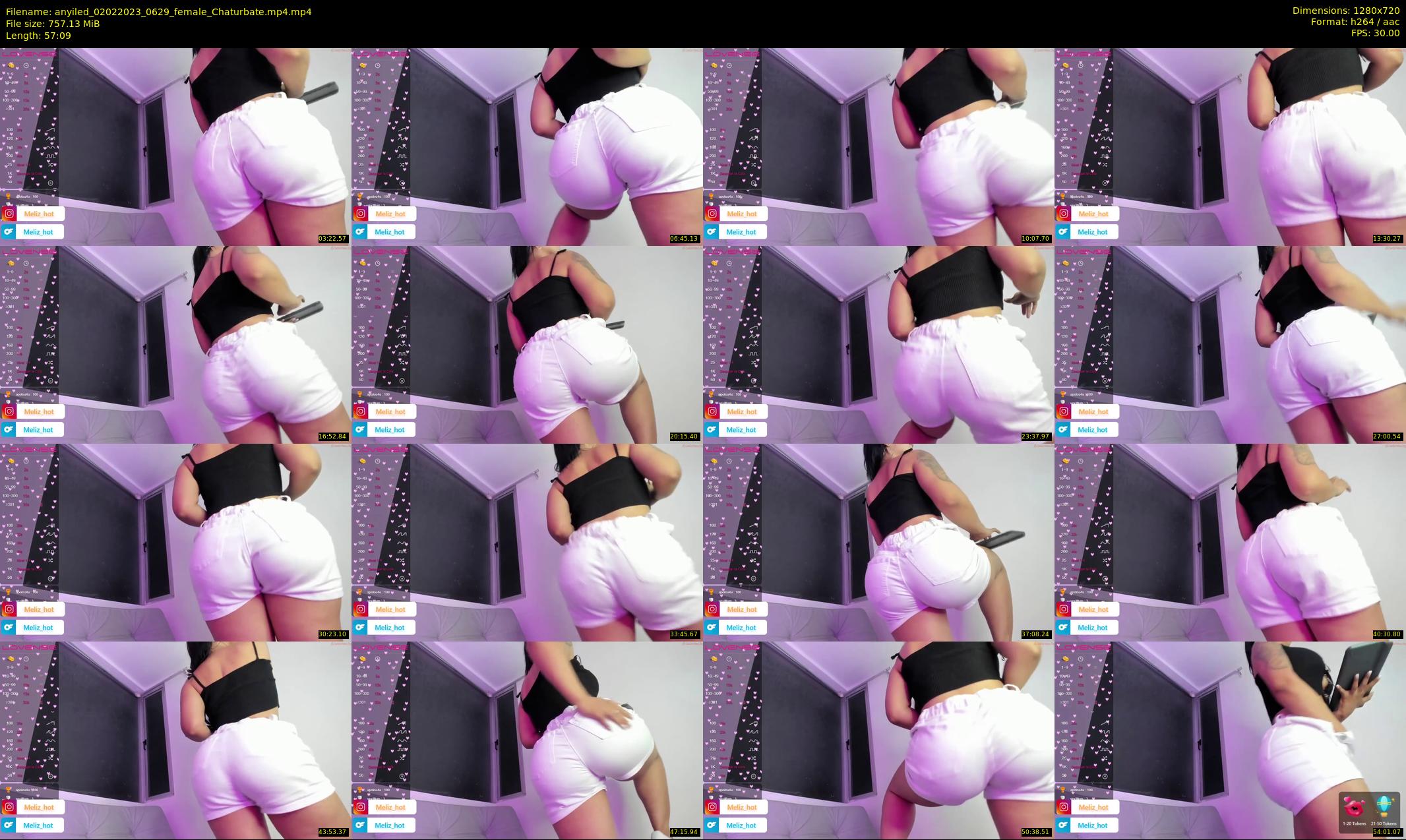 anyiled — 58 minute Chaturbate female cam show recording, 720p, Feb 2, 2023