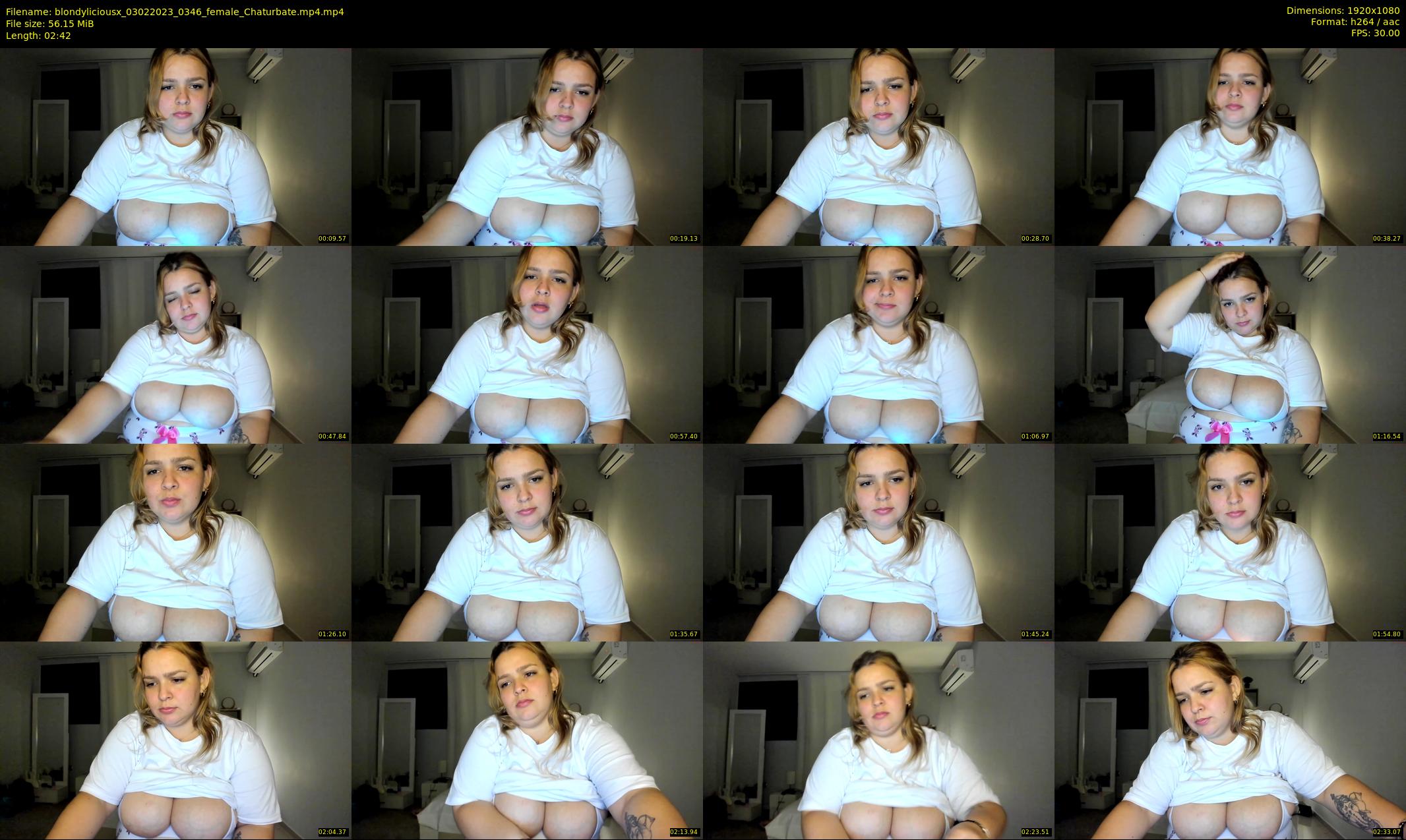 blondyliciousx — 3 minute Chaturbate female cam show recording, 1080p, Feb 3, 2023