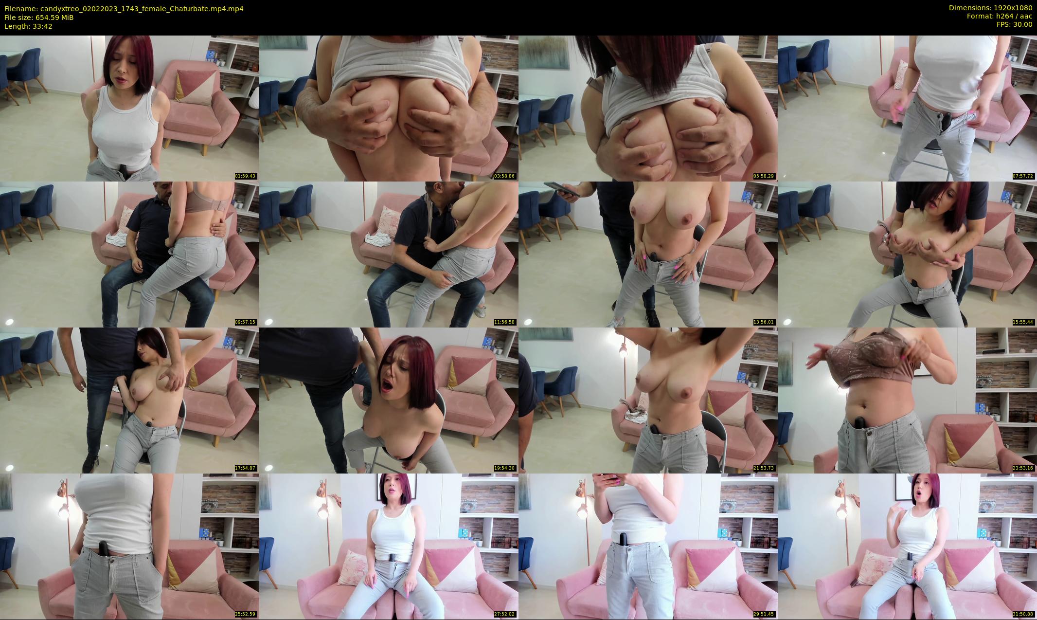candyxtreo — 34 minute Chaturbate couple cam show recording, 1080p, Feb 2, 2023