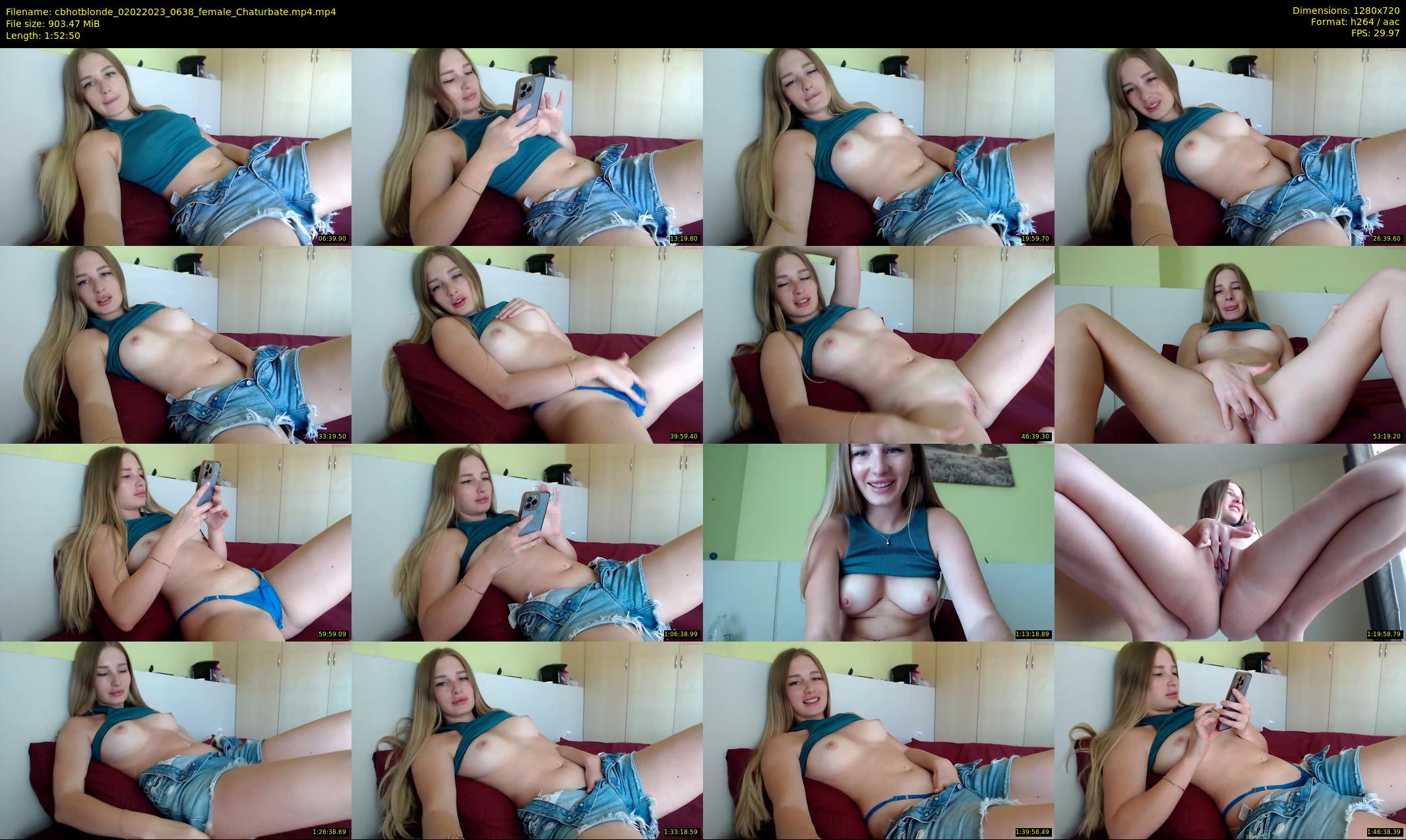 cbhotblonde — 113 minute Chaturbate female cam show recording, 720p, Feb 2, 2023
