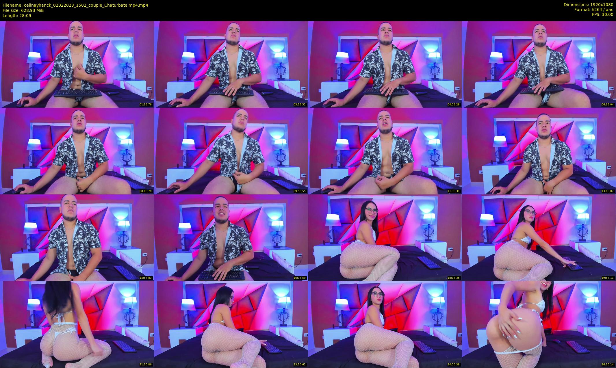 celinayhanck — 29 minute Chaturbate couple cam show recording, 1080p, Feb 2, 2023