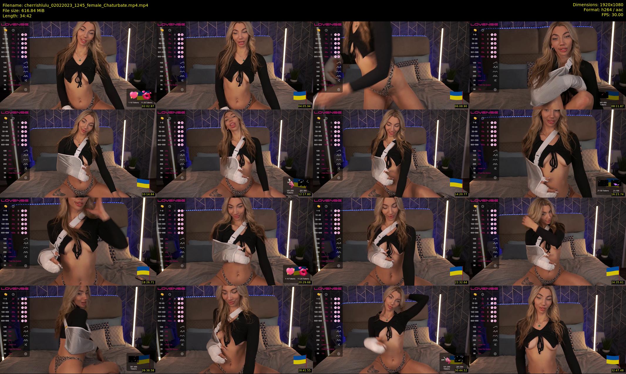 cherrishlulu — 35 minute Chaturbate female cam show recording, 1080p, Feb 2, 2023