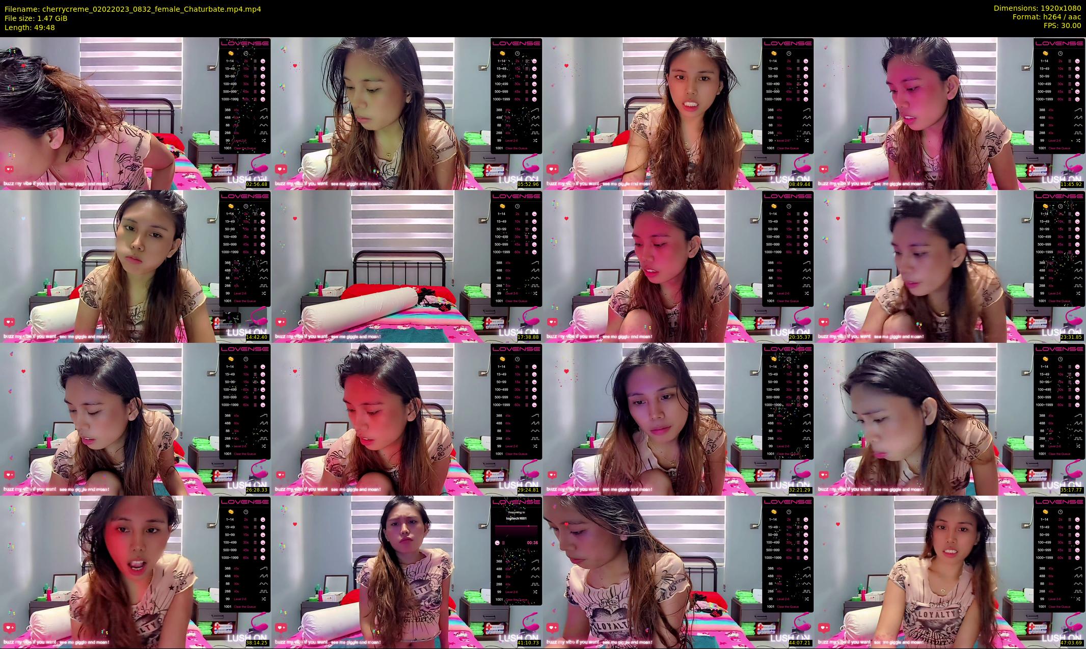 cherrycreme — 50 minute Chaturbate female cam show recording, 1080p, Feb 2, 2023