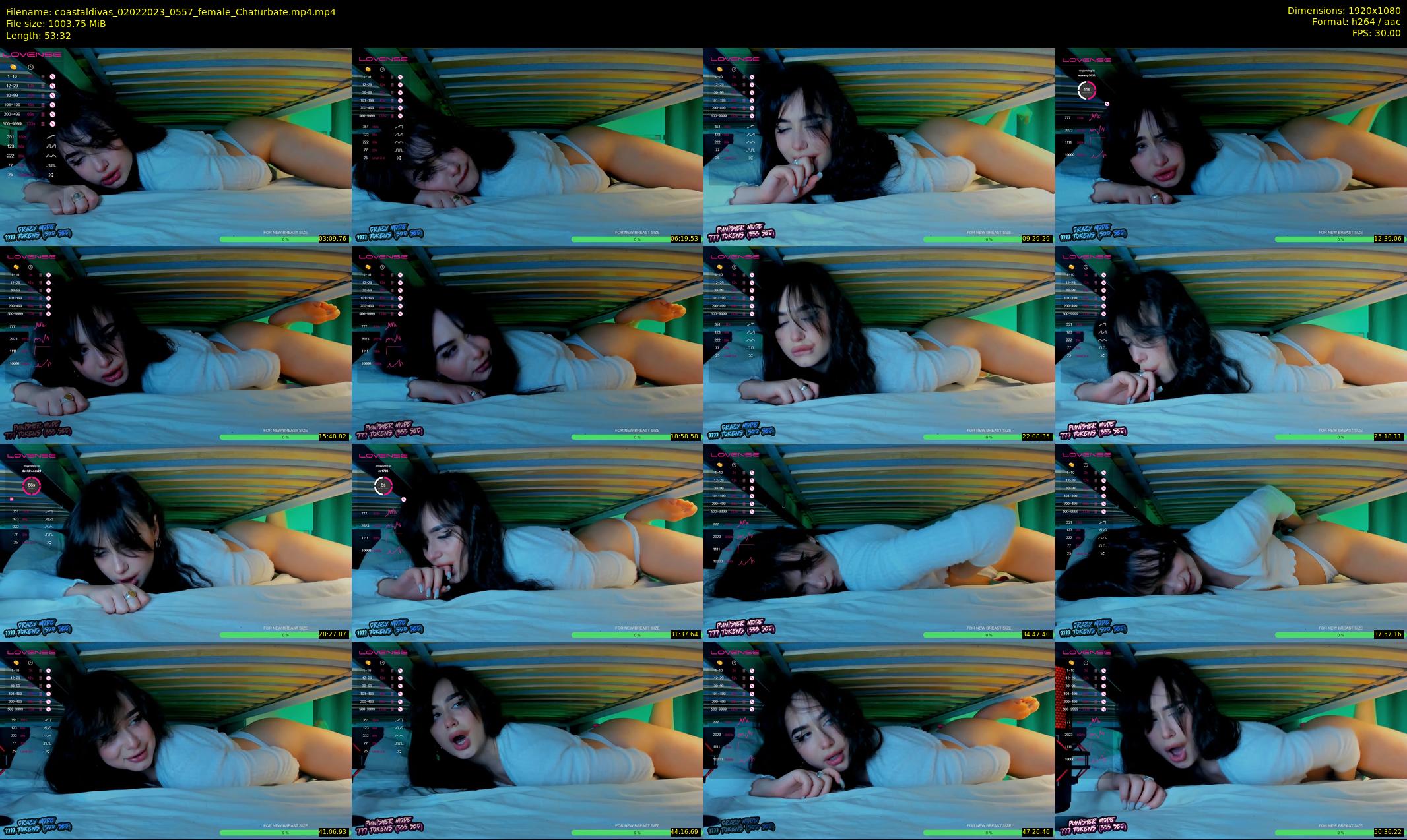 coastaldivas — 54 minute Chaturbate female cam show recording, 1080p, Feb 2, 2023