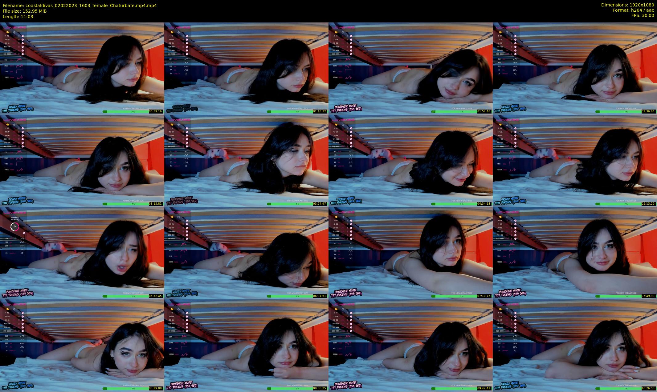 coastaldivas — 12 minute Chaturbate female cam show recording, 1080p, Feb 2, 2023