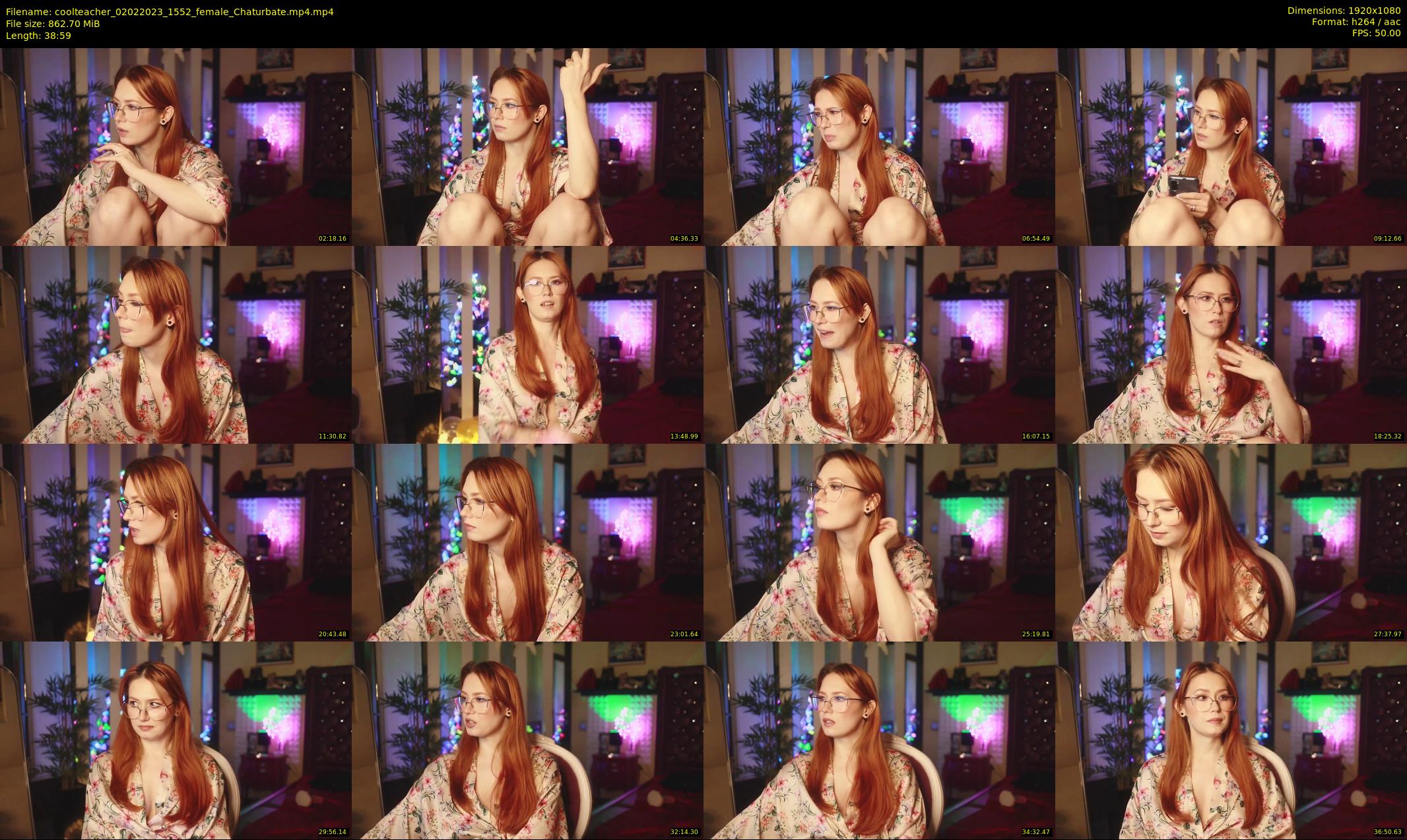 coolteacher — 39 minute Chaturbate female cam show recording, 1080p, Feb 2, 2023