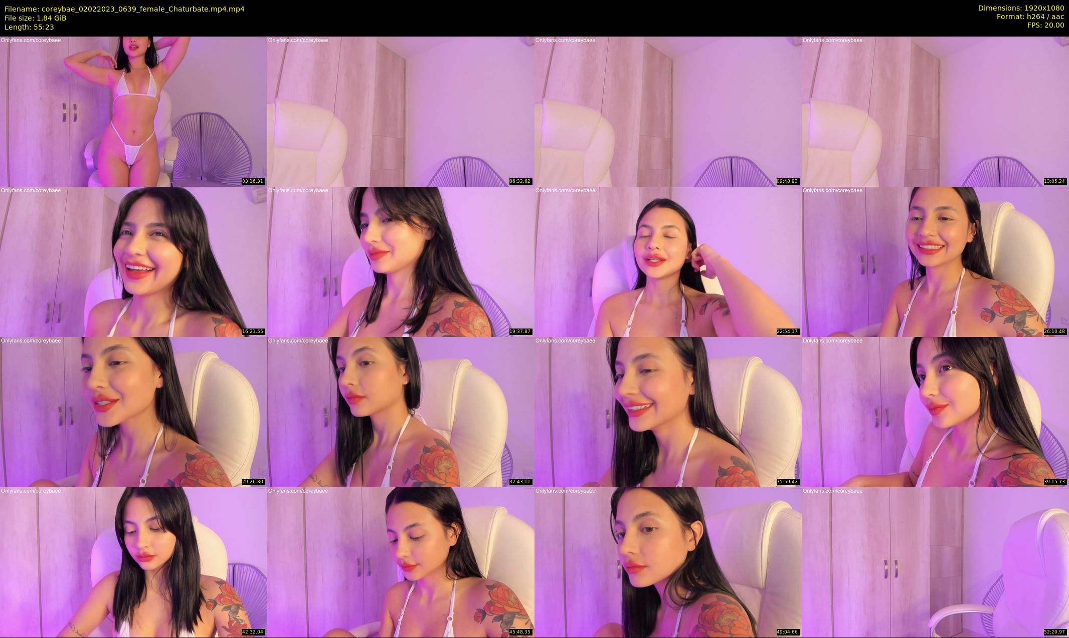 coreybae — 56 minute Chaturbate female cam show recording, 1080p, Feb 2, 2023