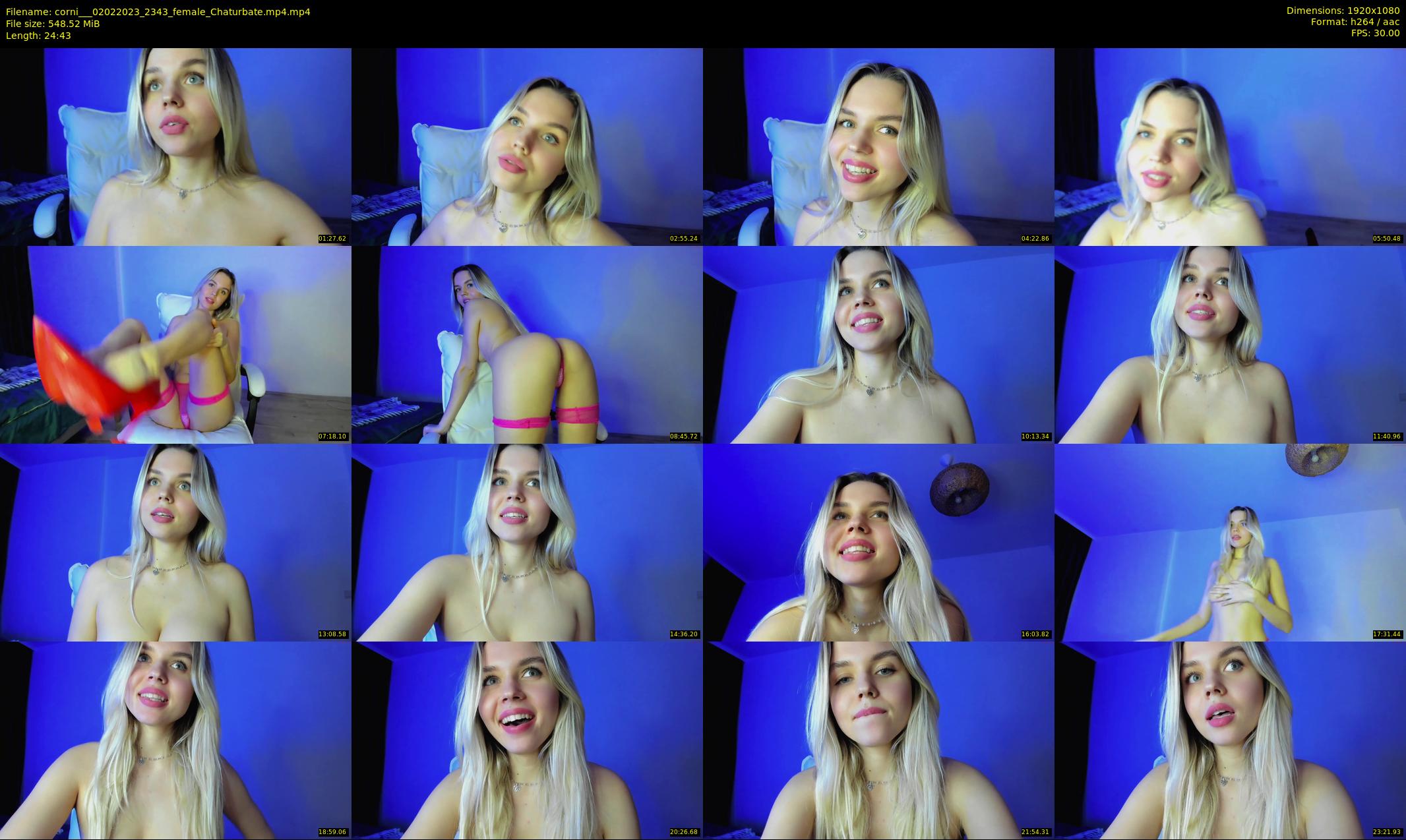 corni__ — 25 minute Chaturbate female cam show recording, 1080p, Feb 2, 2023