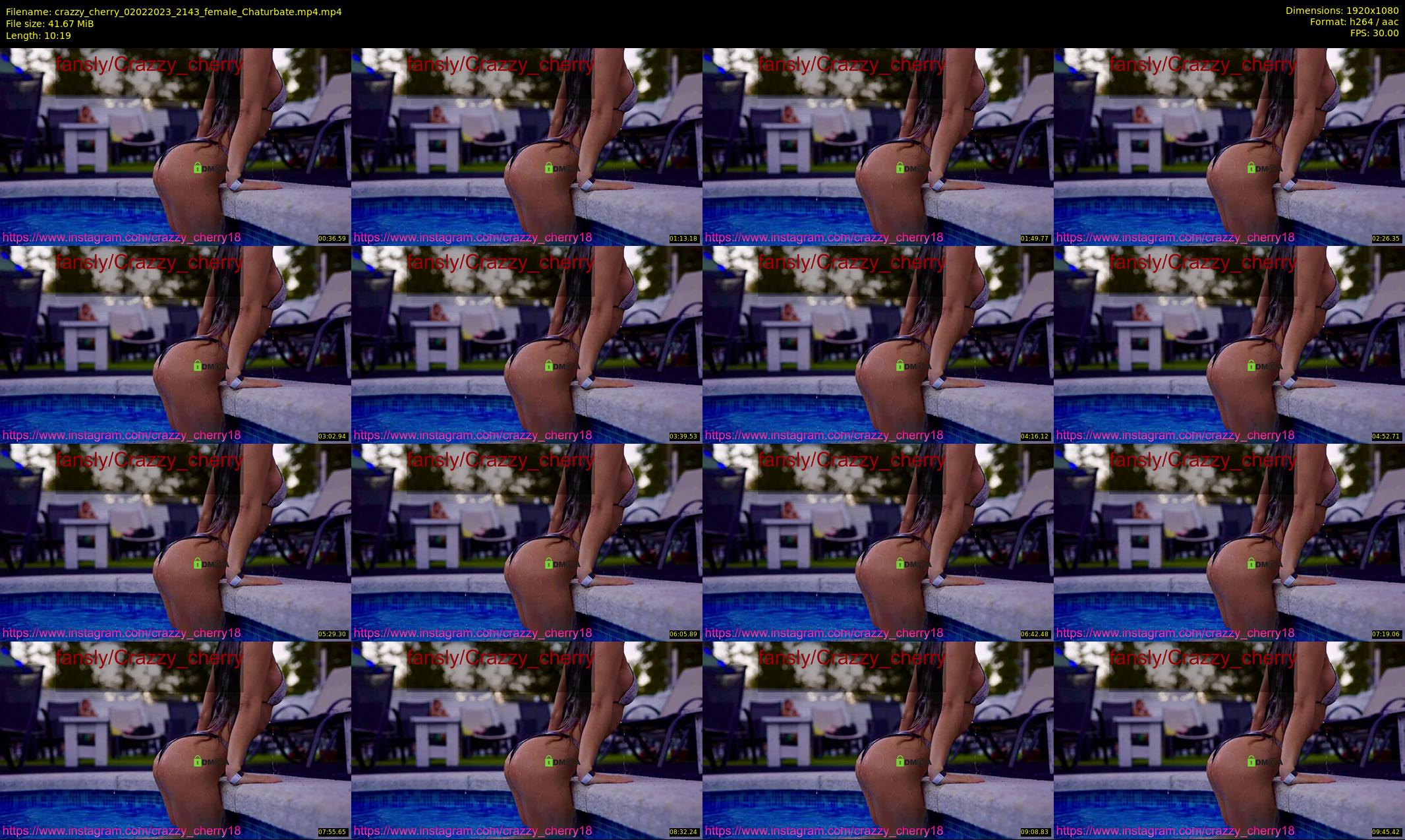 crazzy_cherry — 11 minute Chaturbate female cam show recording, 1080p, Feb 2, 2023
