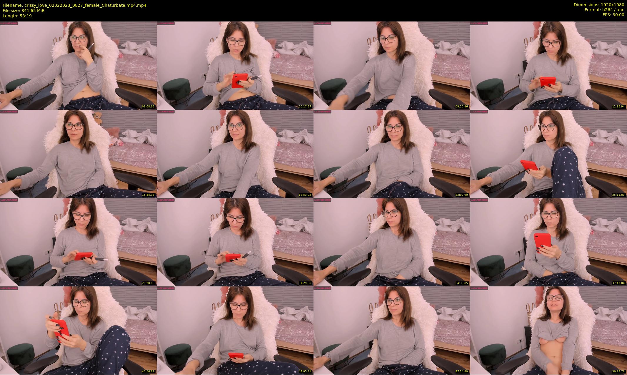 crissy_love — 54 minute Chaturbate female cam show recording, 1080p, Feb 2, 2023