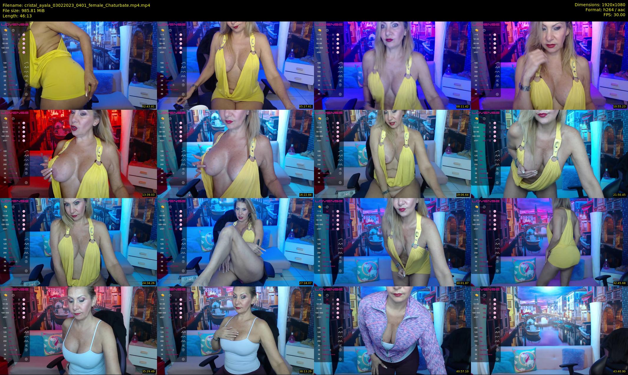cristal_ayala — 47 minute Chaturbate female cam show recording, 1080p, Feb 3, 2023