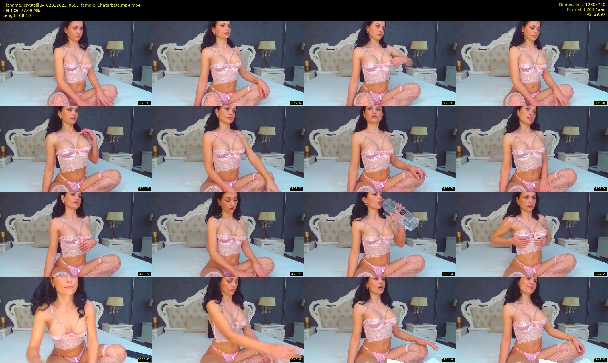 crystallluv — 9 minute Chaturbate female cam show recording, 720p, Feb 2, 2023