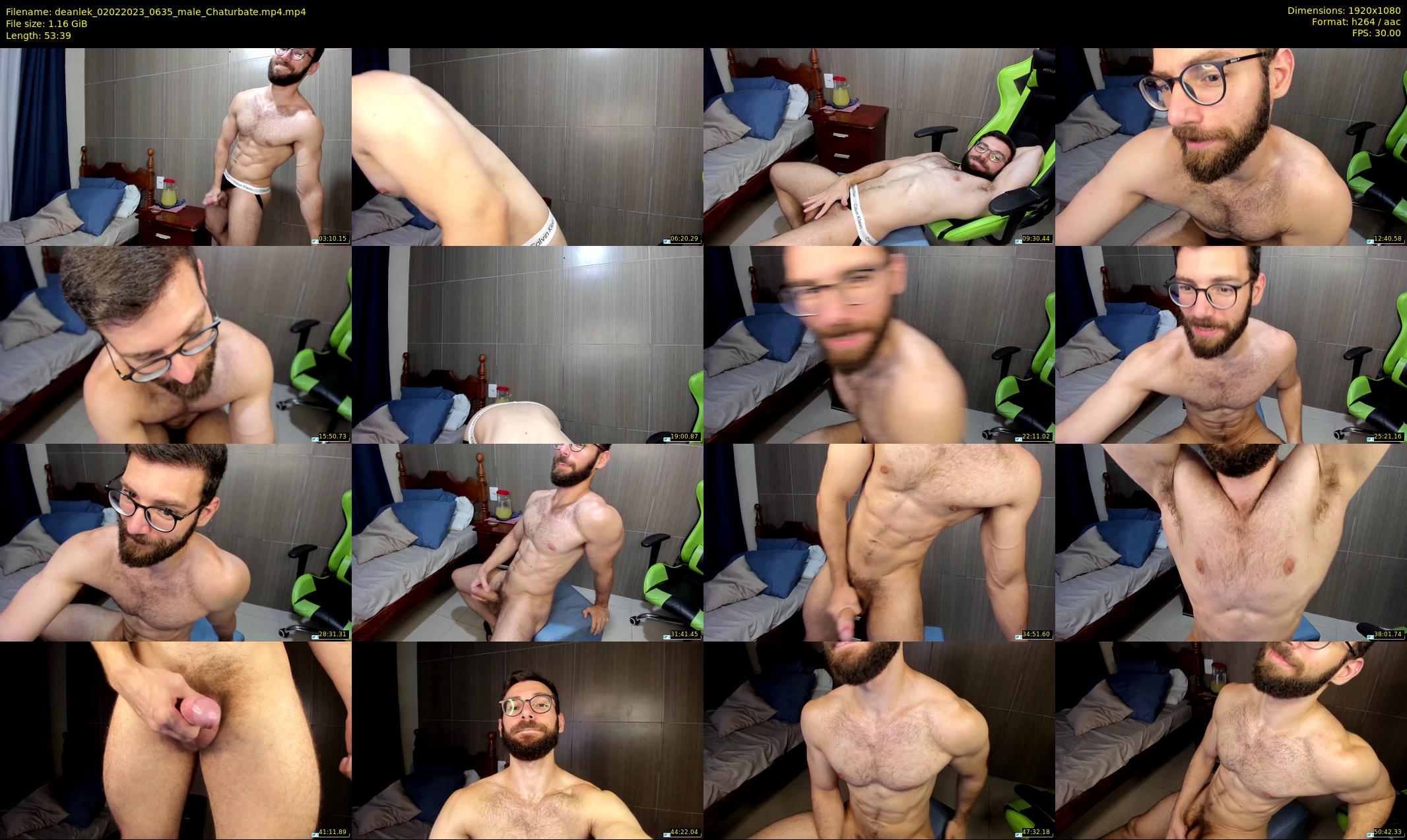 deanlek — 54 minute Chaturbate male cam show recording, 1080p, Feb 2, 2023