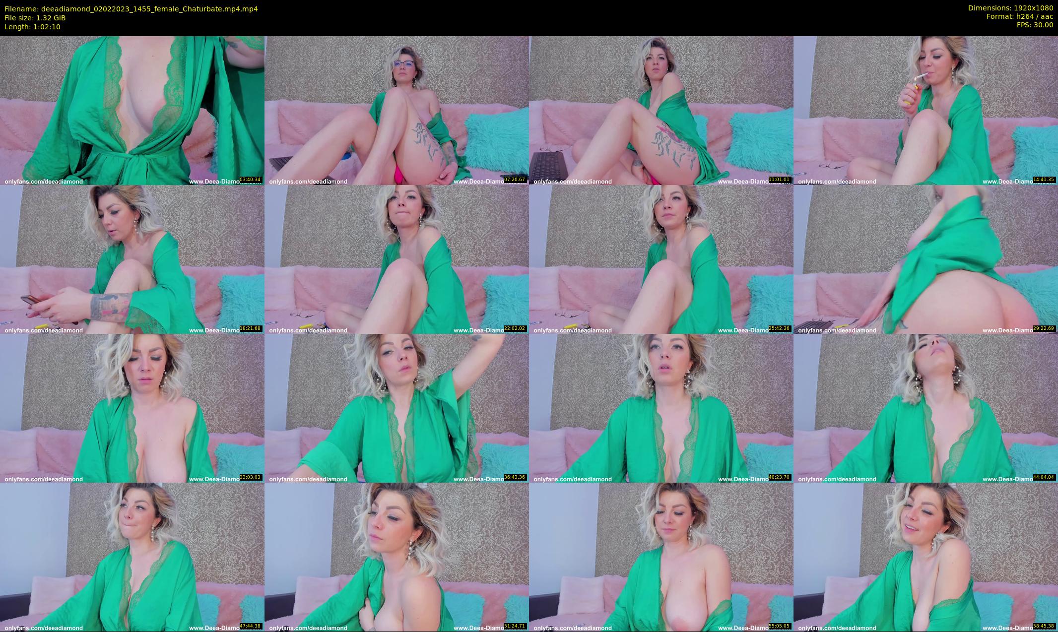 deeadiamond — 63 minute Chaturbate female cam show recording, 1080p, Feb 2, 2023