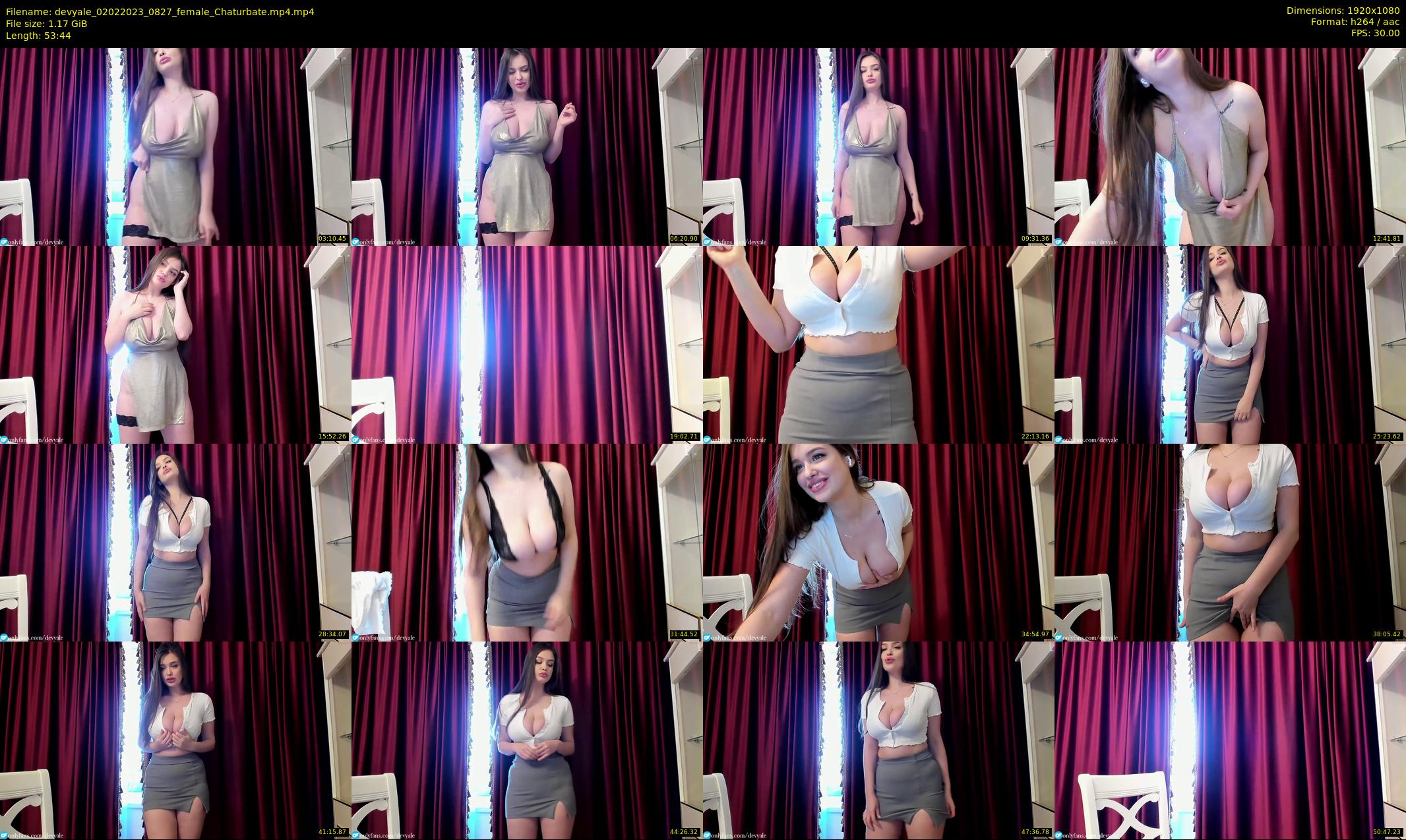 devyale — 54 minute Chaturbate female cam show recording, 1080p, Feb 2, 2023