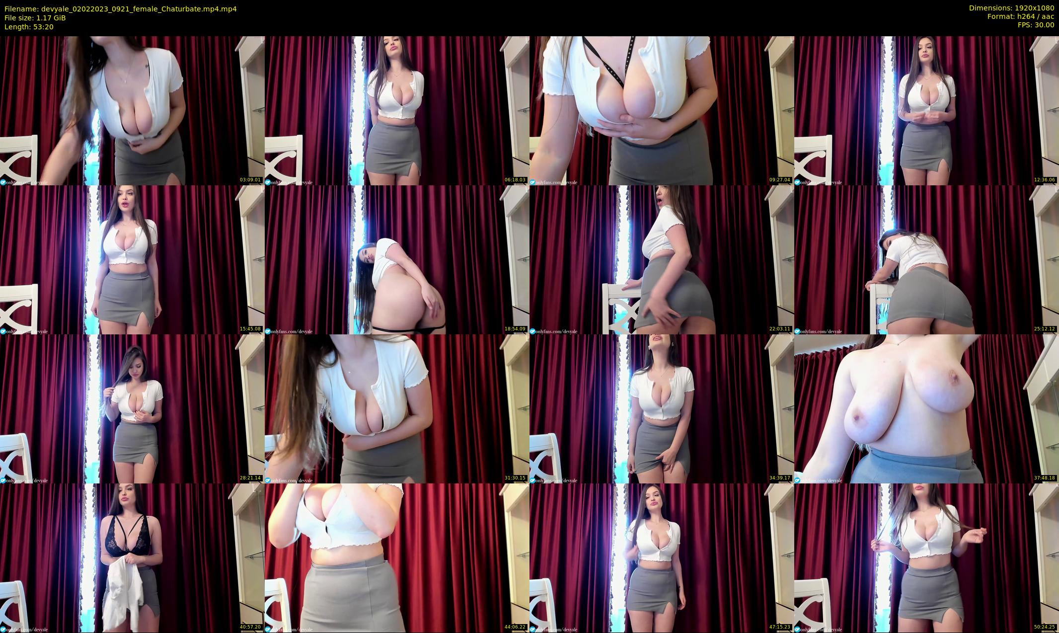 devyale — 54 minute Chaturbate female cam show recording, 1080p, Feb 2, 2023