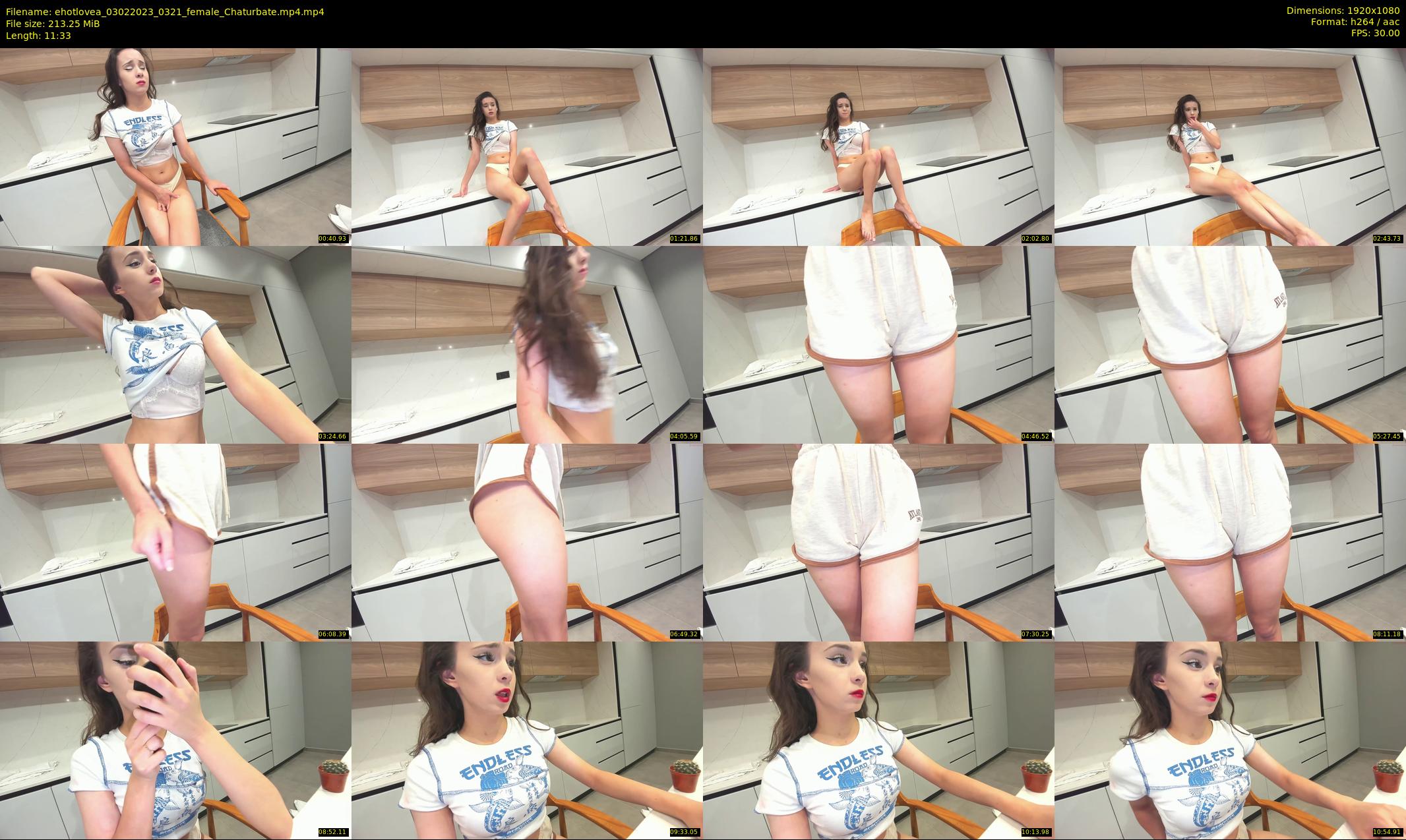 ehotlovea — 12 minute Chaturbate female cam show recording, 1080p, Feb 3, 2023