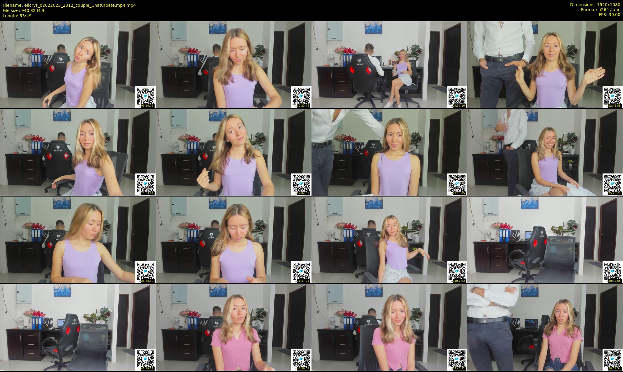 ellcrys — 54 minute Chaturbate couple cam show recording, 1080p, Feb 2, 2023
