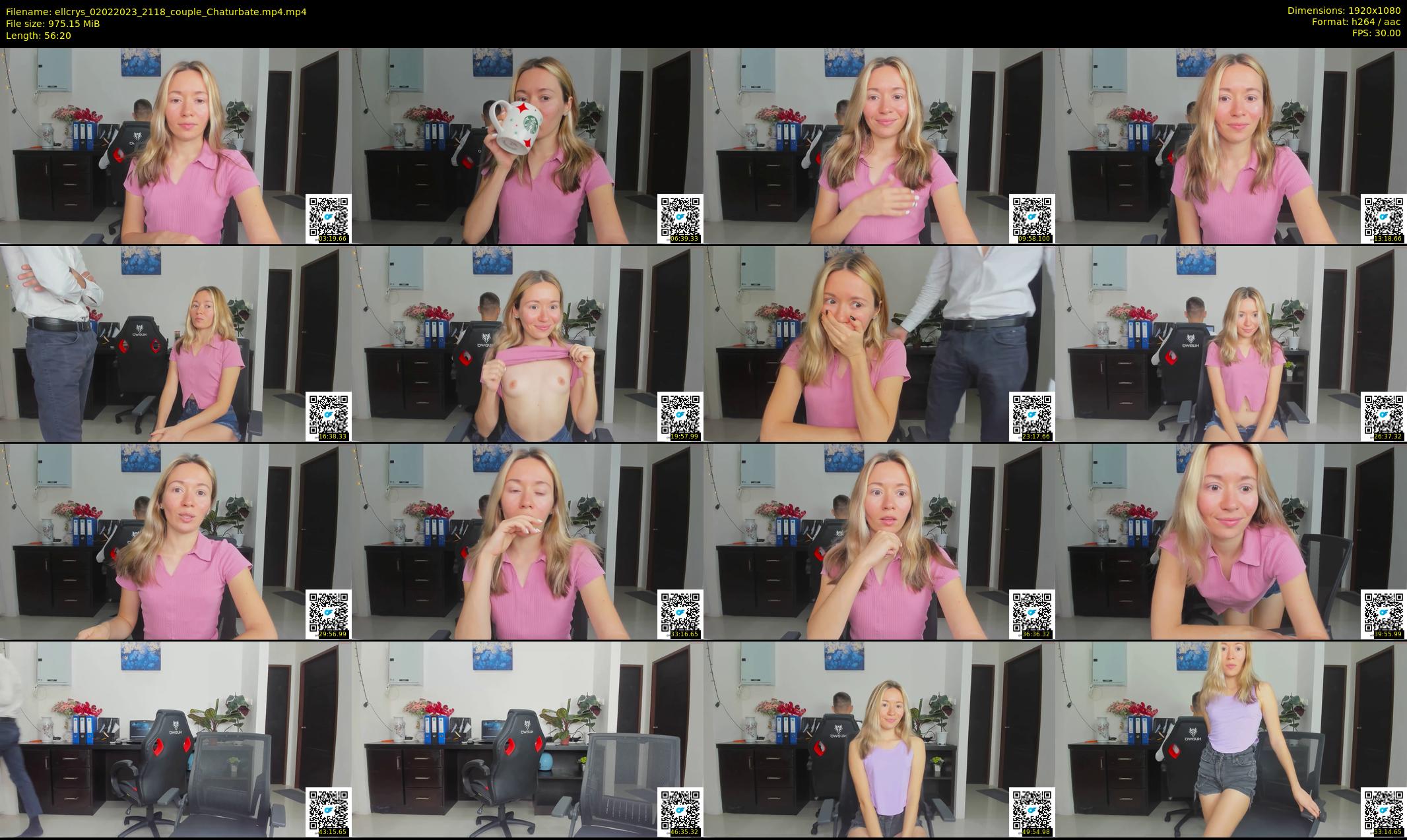 ellcrys — 57 minute Chaturbate couple cam show recording, 1080p, Feb 2, 2023