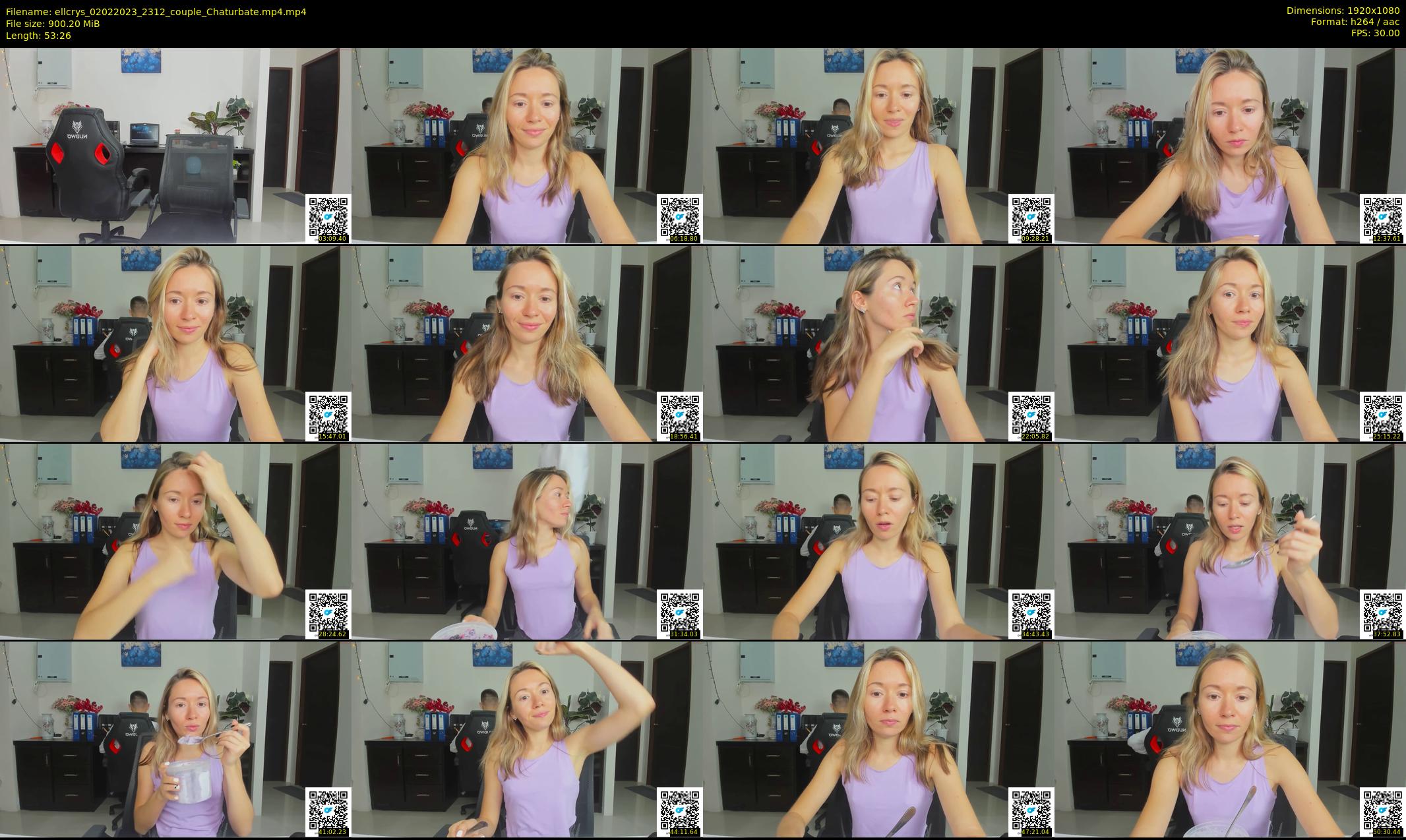 ellcrys — 54 minute Chaturbate couple cam show recording, 1080p, Feb 2, 2023