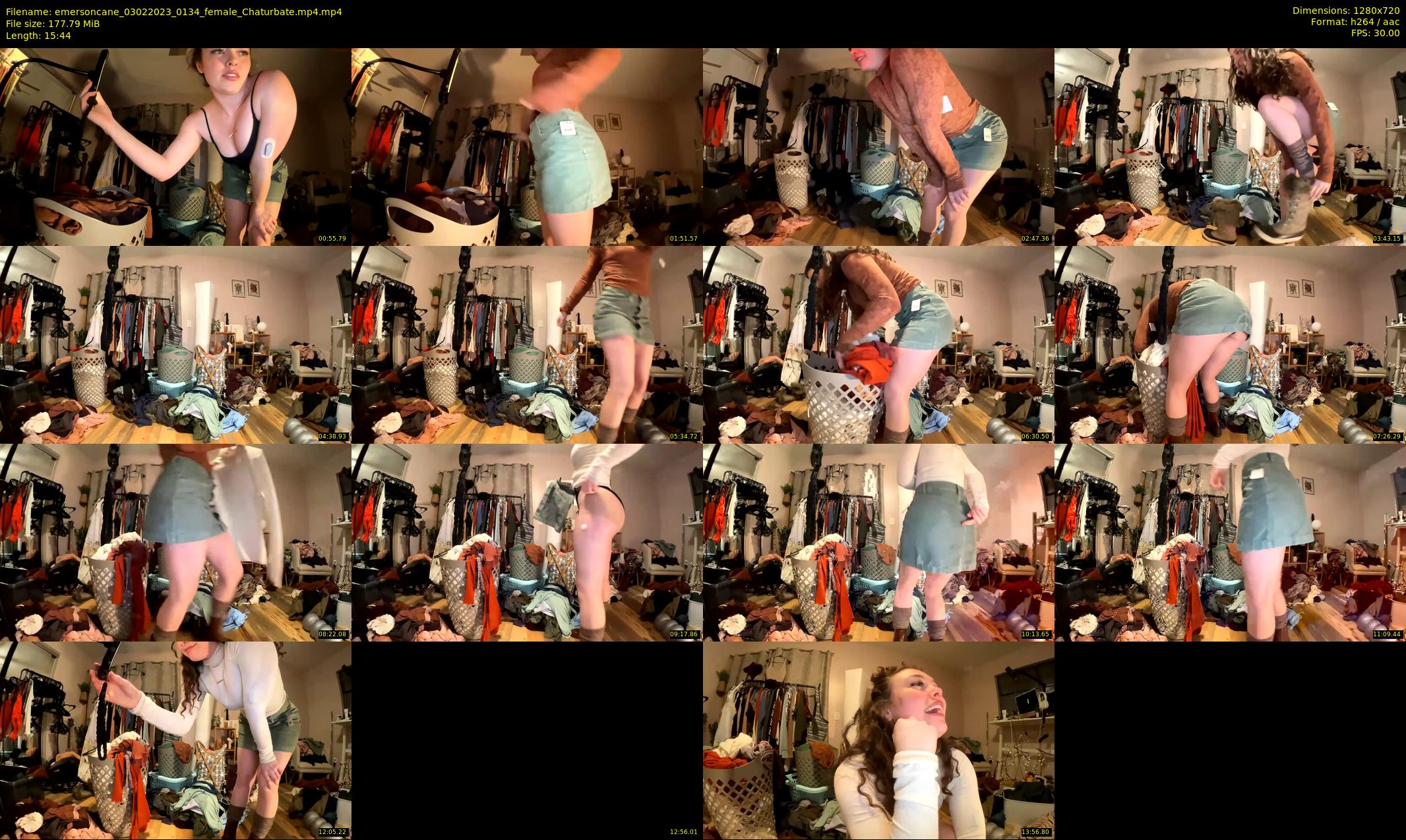 emersoncane — 16 minute Chaturbate female cam show recording, 720p, Feb 3, 2023