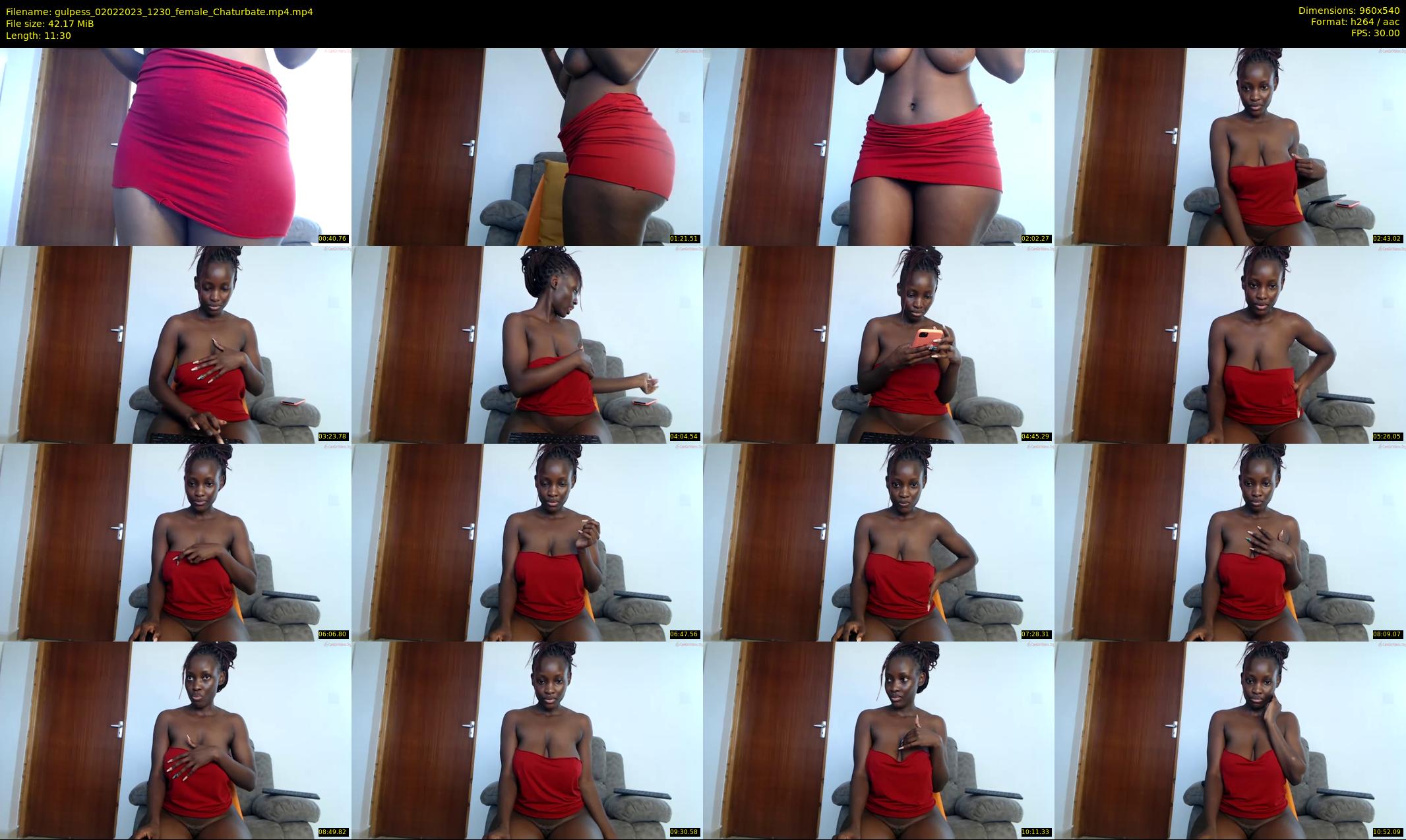 gulpess — 12 minute Chaturbate female cam show recording, 480p, Feb 2, 2023