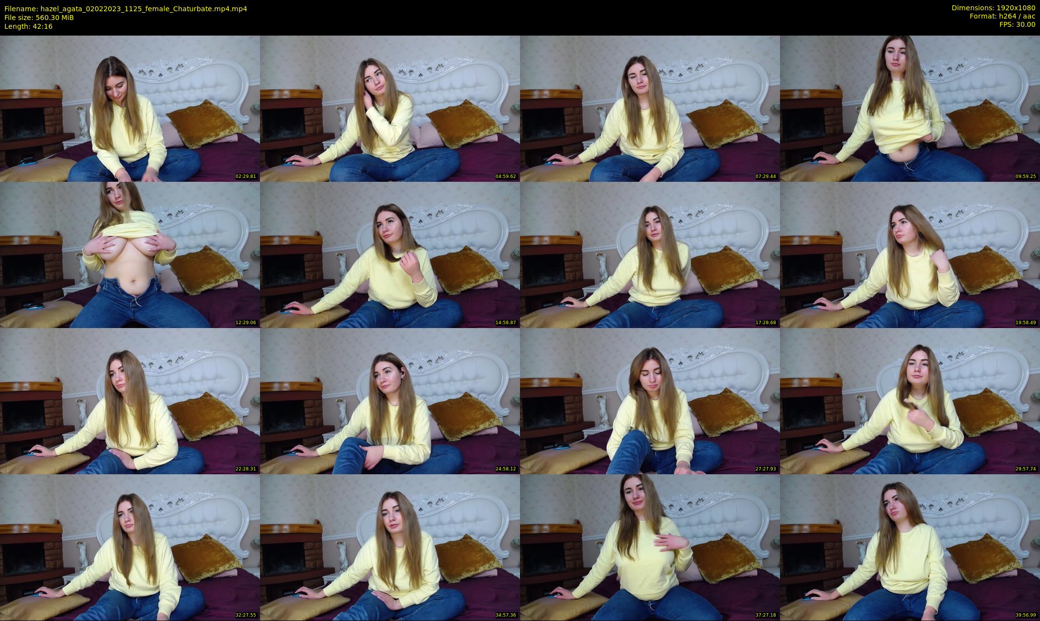 hazel_agata — 43 minute Chaturbate female cam show recording, 1080p, Feb 2, 2023