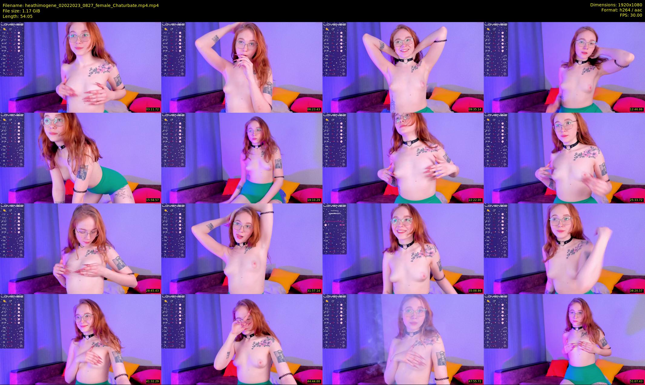 heathimogene — 55 minute Chaturbate female cam show recording, 1080p, Feb 2, 2023