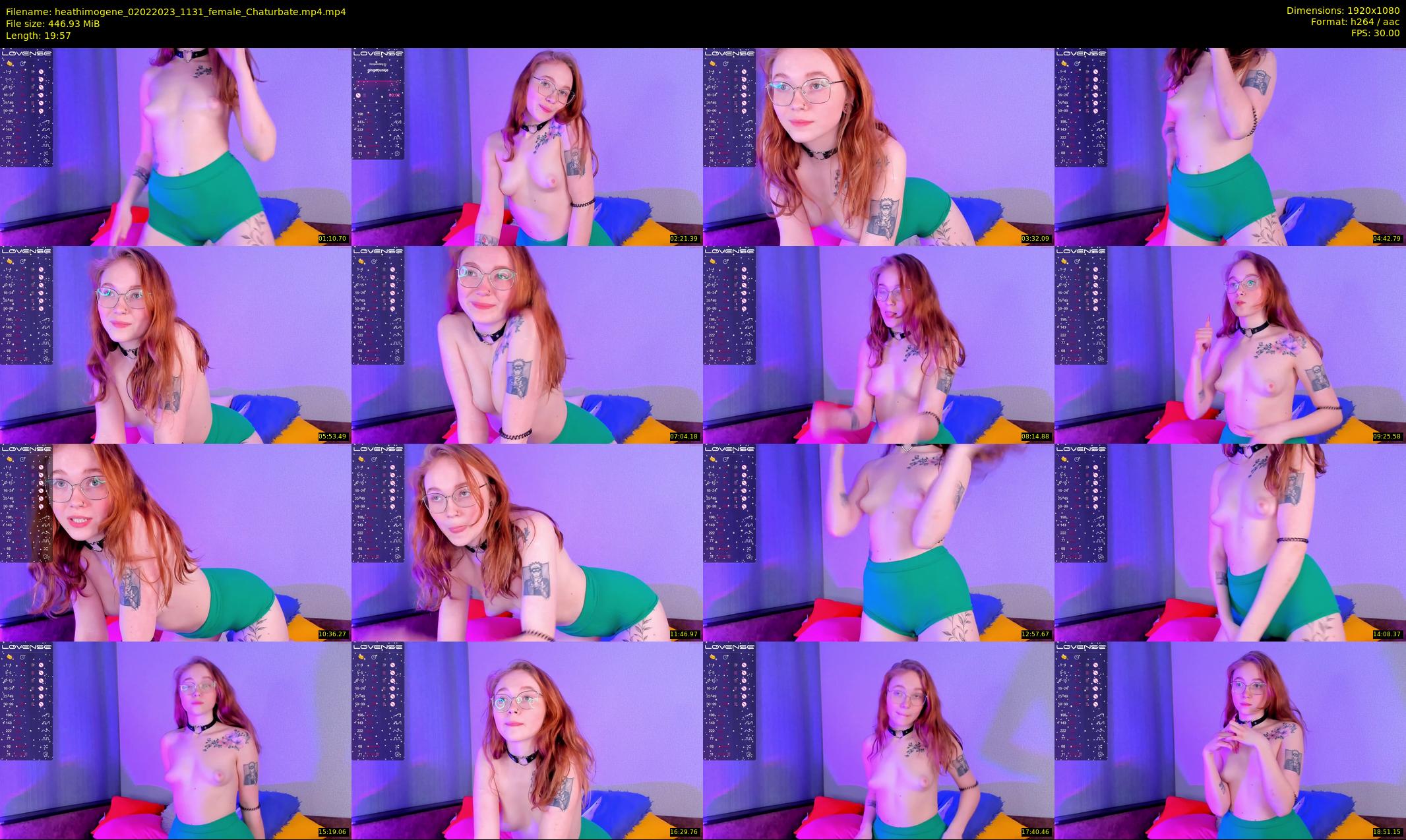 heathimogene — 20 minute Chaturbate female cam show recording, 1080p, Feb 2, 2023