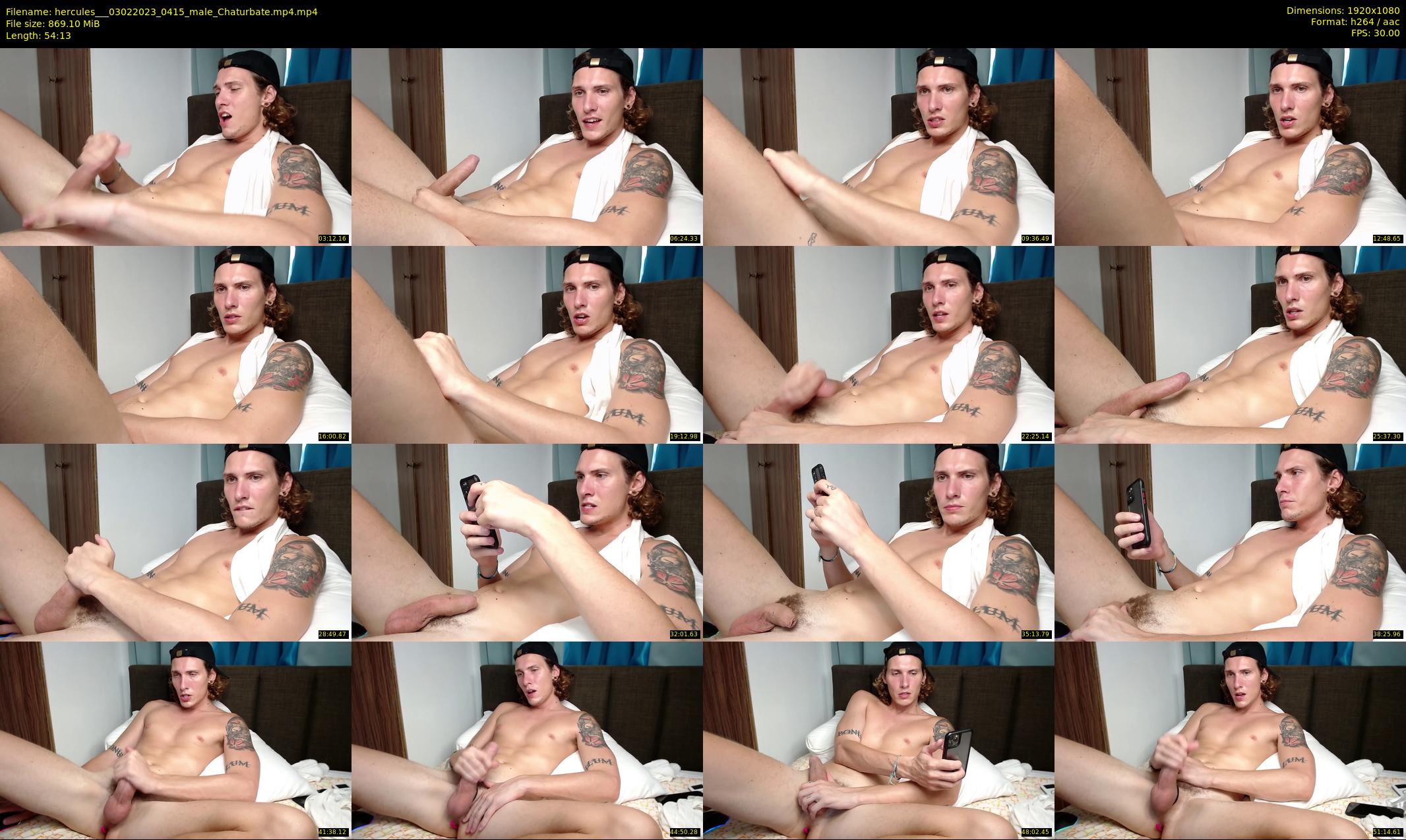 hercules__ — 55 minute Chaturbate male cam show recording, 1080p, Feb 3, 2023