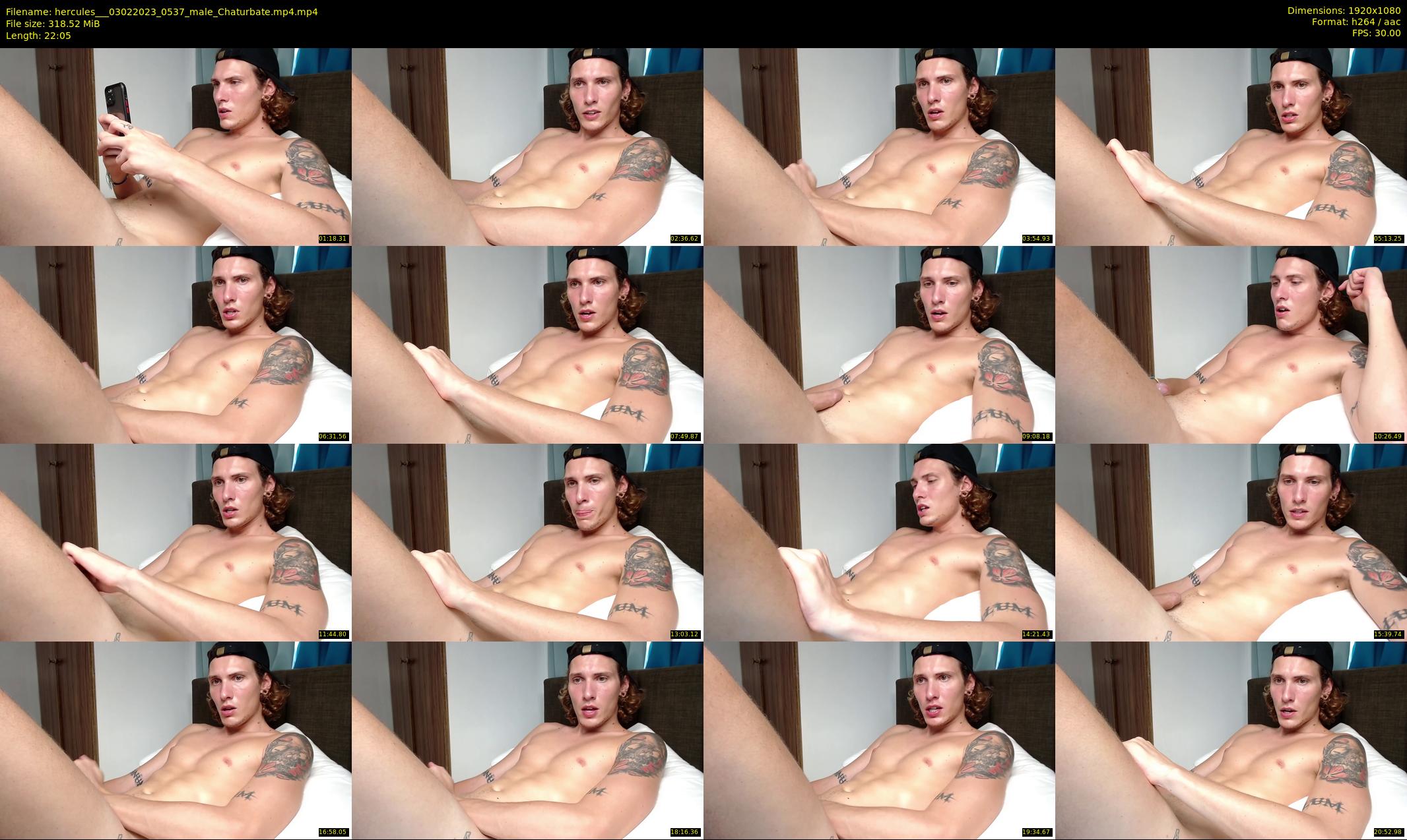 hercules__ — 23 minute Chaturbate male cam show recording, 1080p, Feb 3, 2023
