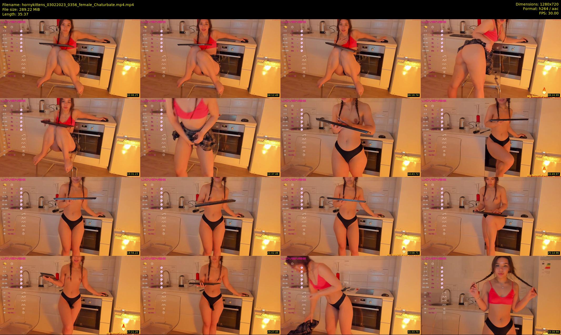 hornykittens — 36 minute Chaturbate couple cam show recording, 720p, Feb 3, 2023