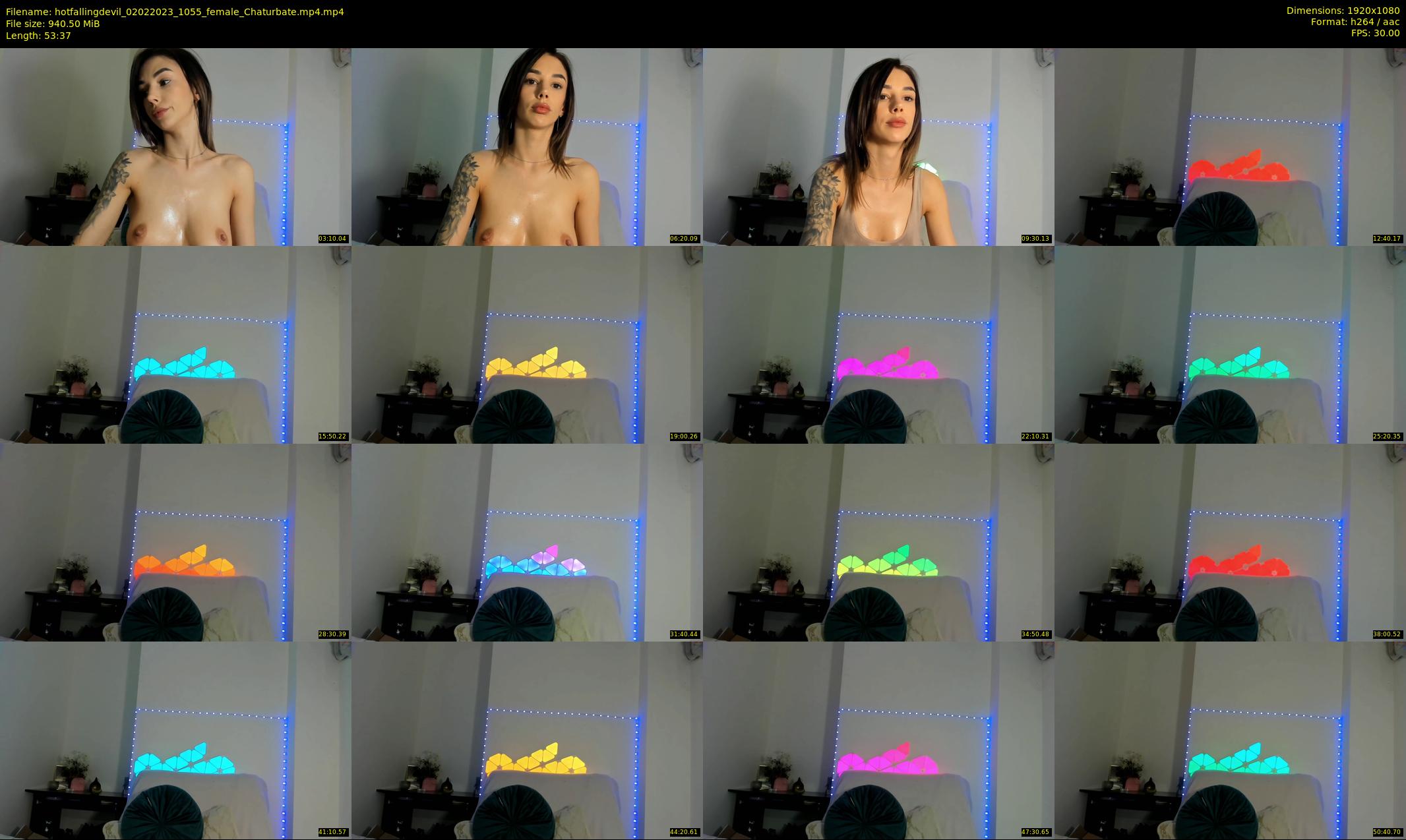 hotfallingdevil — 54 minute Chaturbate female cam show recording, 1080p, Feb 2, 2023