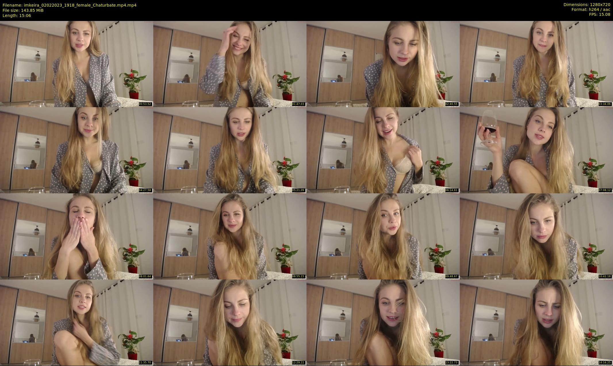 imkeira — 16 minute Chaturbate female cam show recording, 720p, Feb 2, 2023