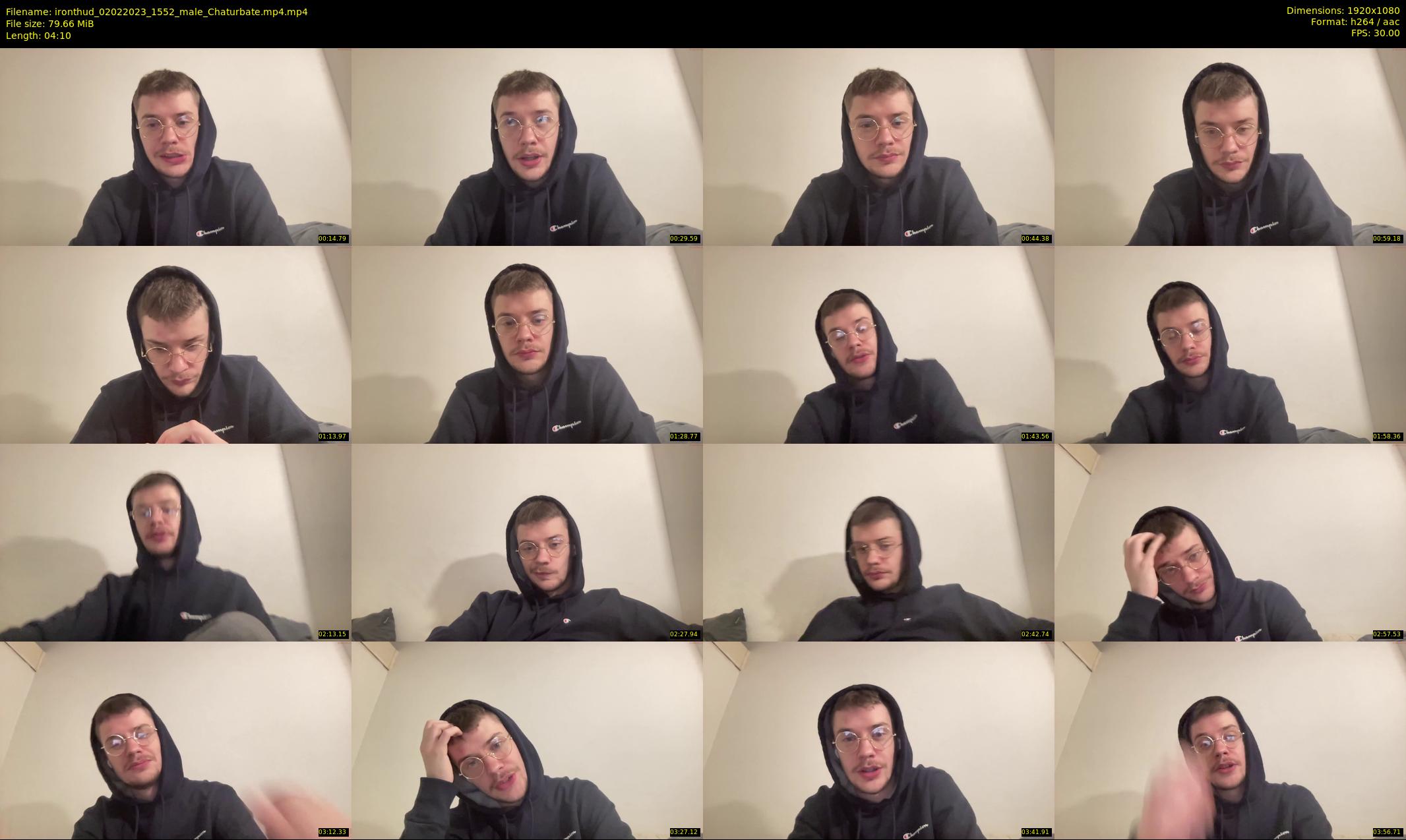 ironthud — 5 minute Chaturbate male cam show recording, 1080p, Feb 2, 2023