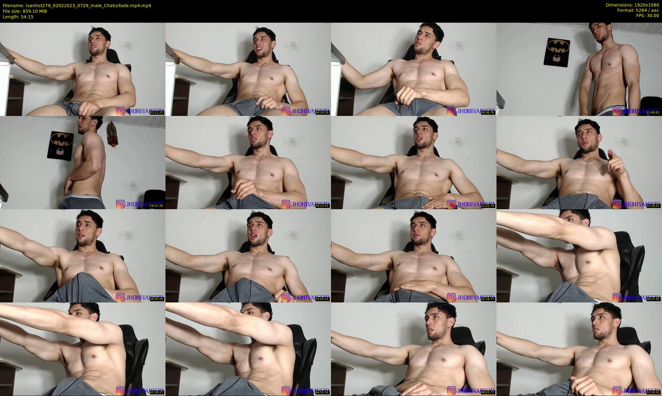 ivanhot279 — 55 minute Chaturbate male cam show recording, 1080p, Feb 2, 2023