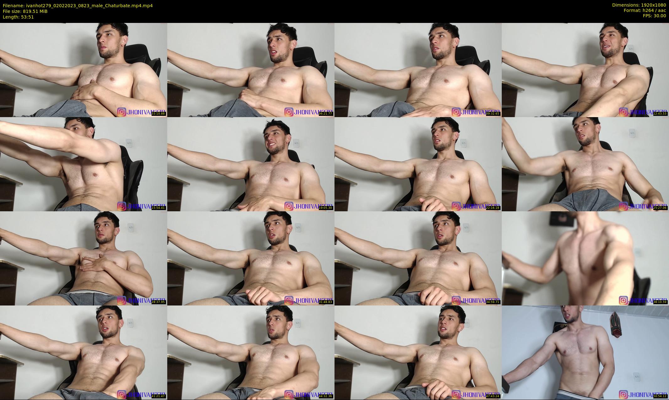 ivanhot279 — 54 minute Chaturbate male cam show recording, 1080p, Feb 2, 2023