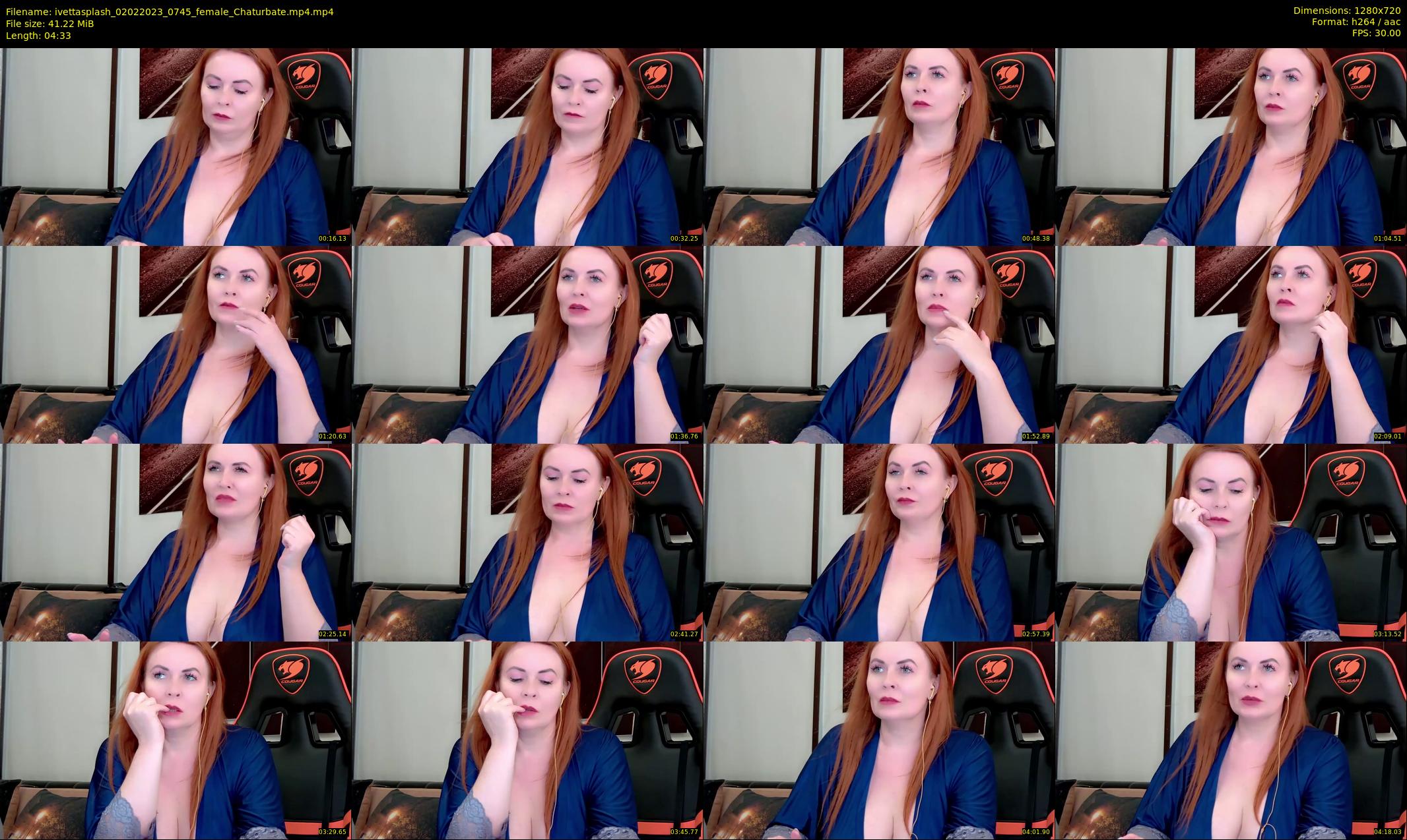 ivettasplash — 5 minute Chaturbate female cam show recording, 720p, Feb 2, 2023